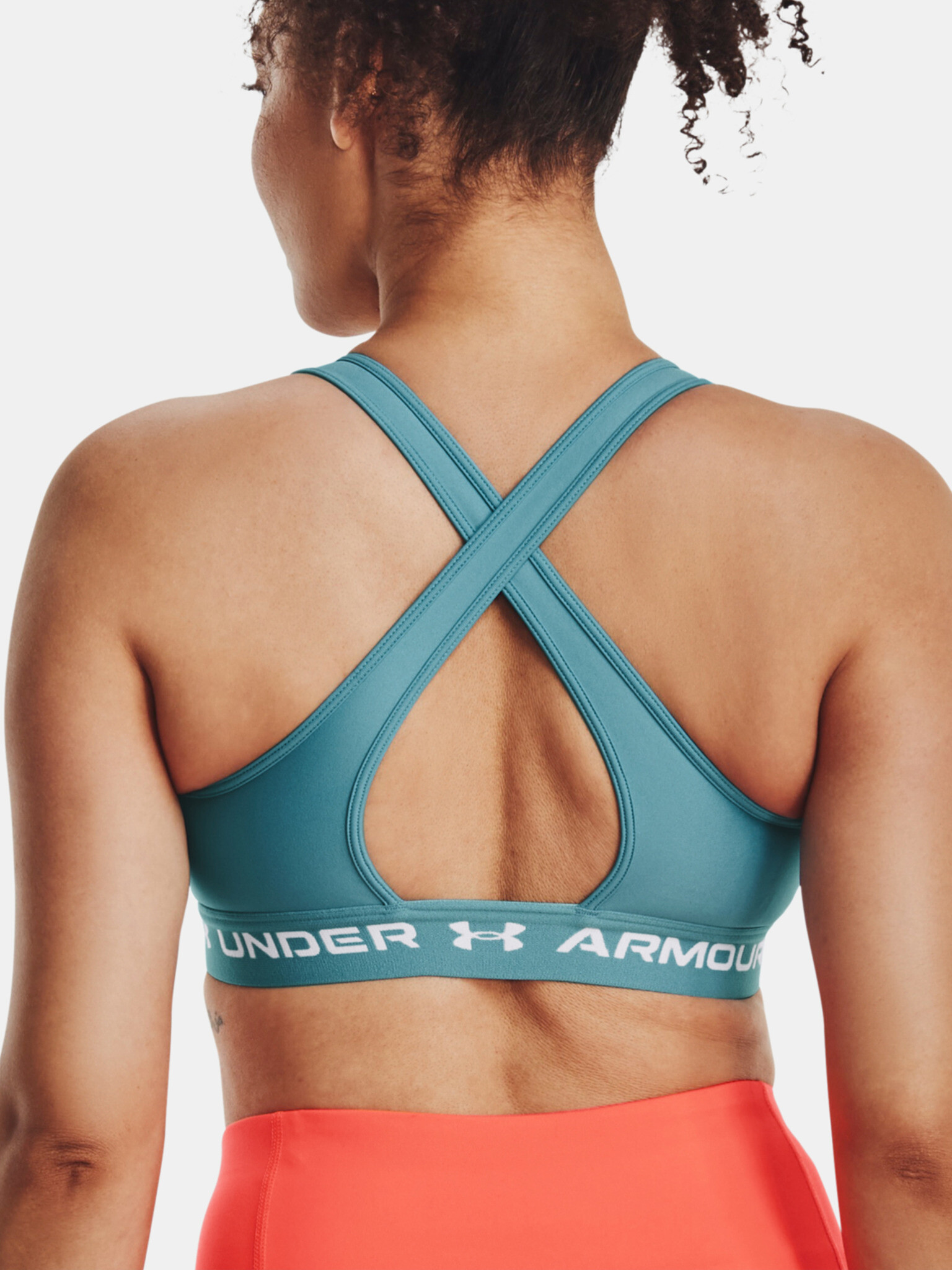 Under Armour UA Crossback Mid Sport Sutien Albastru - Pled.ro