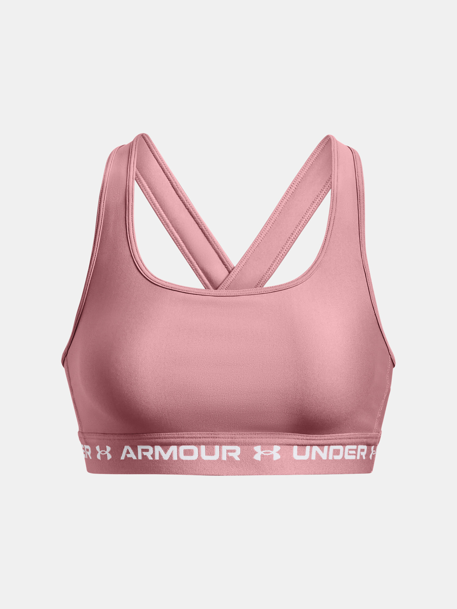 Under Armour UA Crossback Mid Sport Sutien Roz - Pled.ro