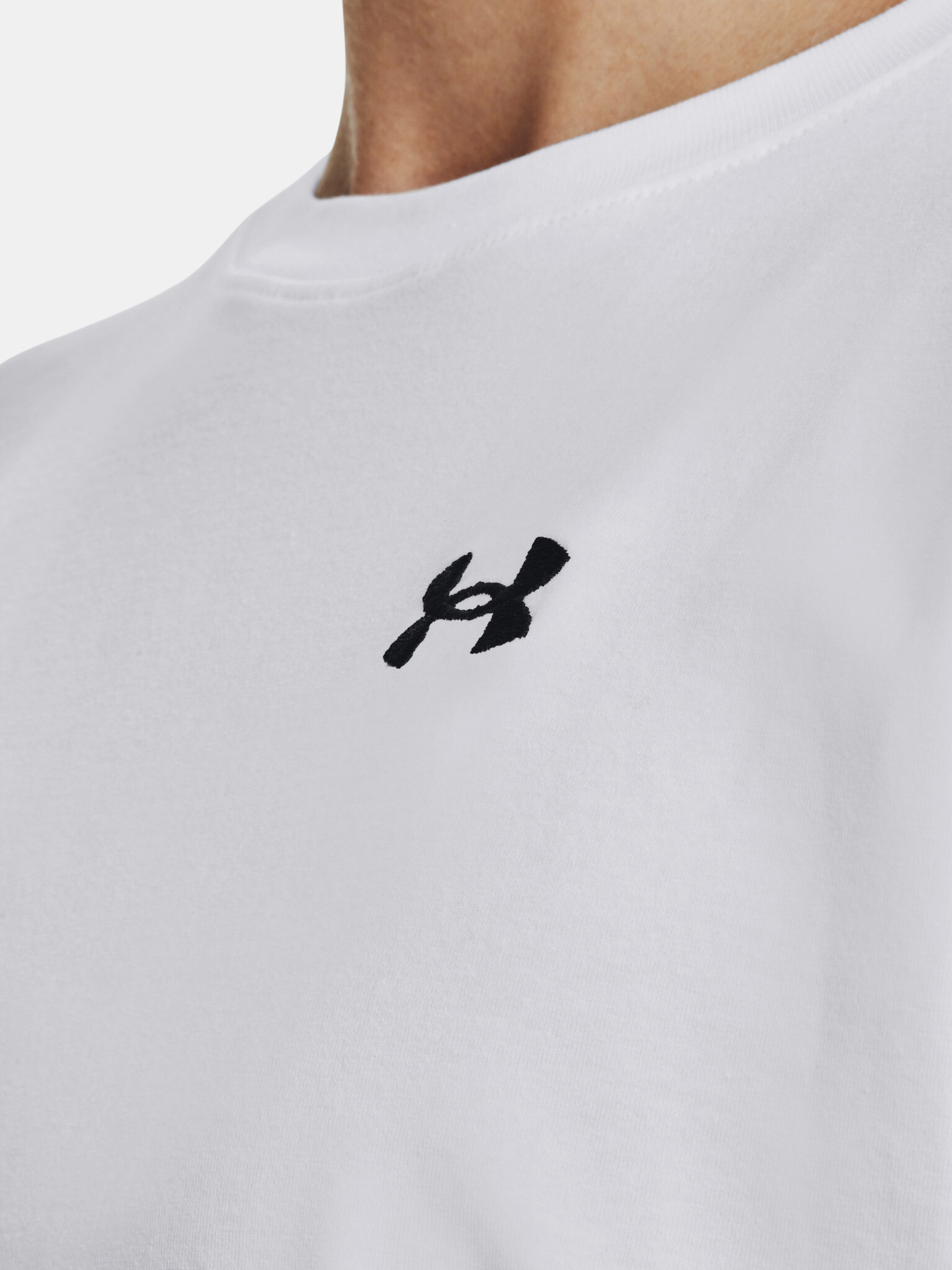 Under Armour UA Esential Cttn Stretch Tricou Alb - Pled.ro