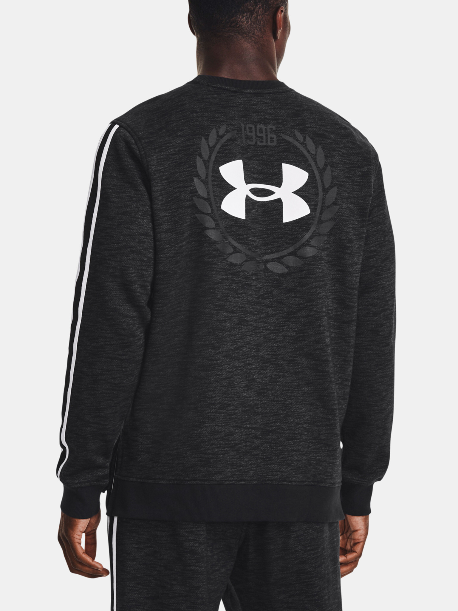 Under Armour UA Essential Heritge Flc Crw Hanorac Negru - Pled.ro