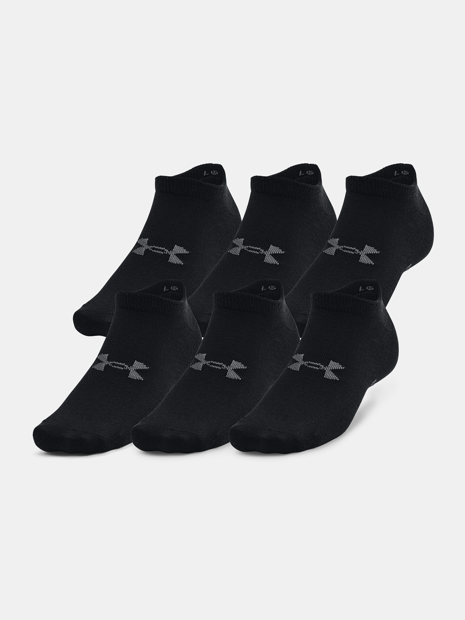 Under Armour UA Essential No Show Șosete 6 perechi Negru - Pled.ro