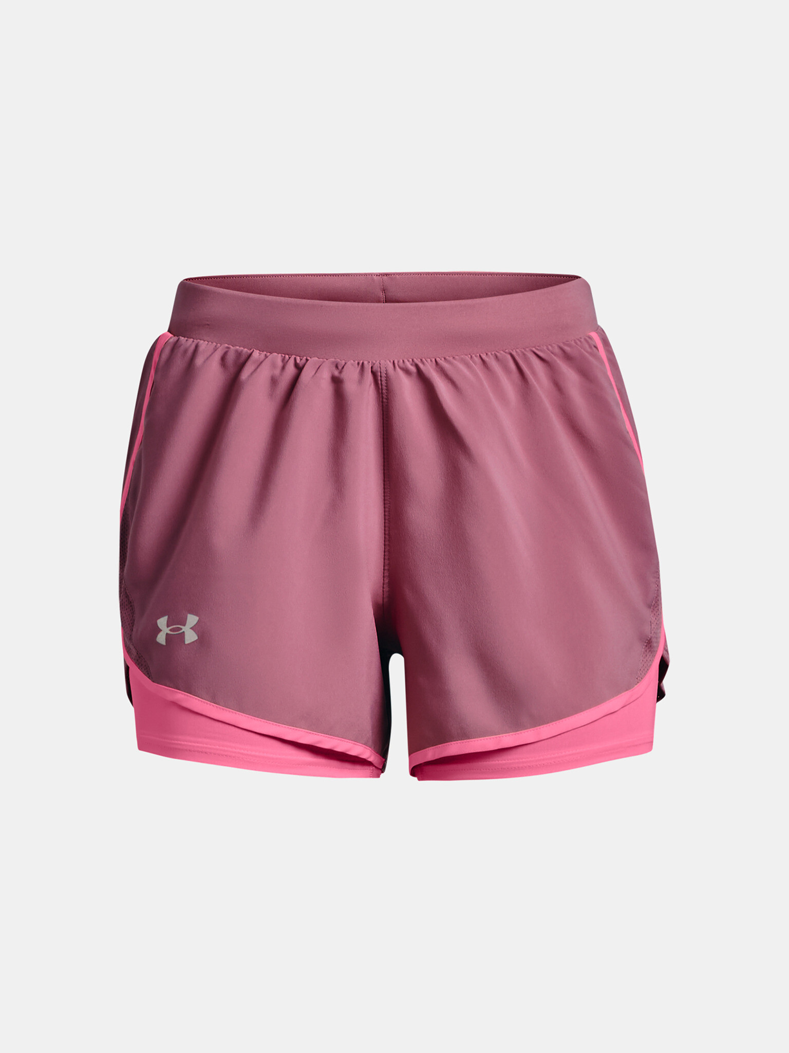 Under Armour UA Fly By 2.0 2N1 Pantaloni scurți Roz - Pled.ro