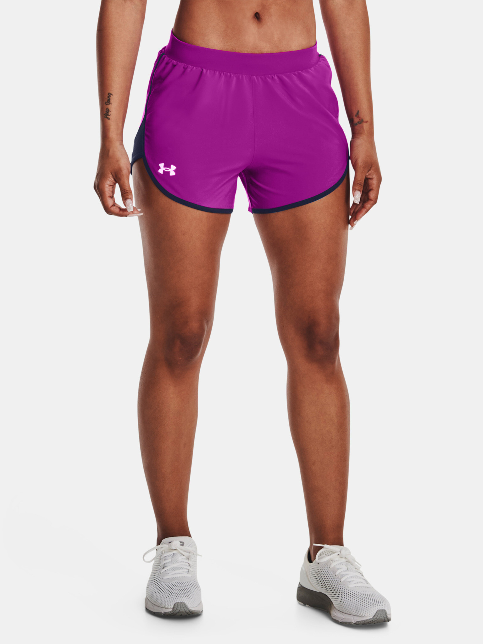 Under Armour UA Fly By Elite 3'' Pantaloni scurți Violet - Pled.ro