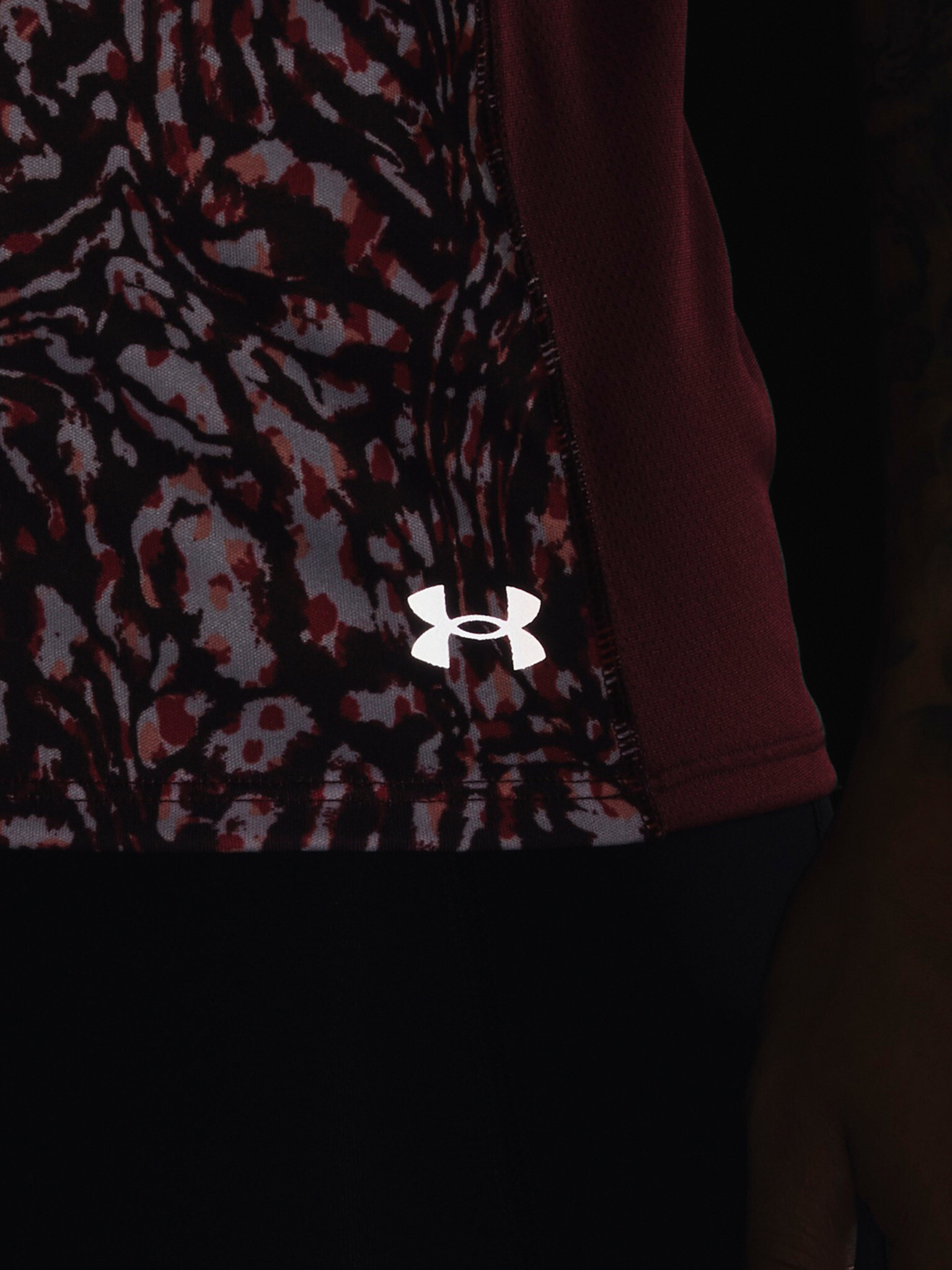 Under Armour UA Fly By Printed Maieu Roz - Pled.ro