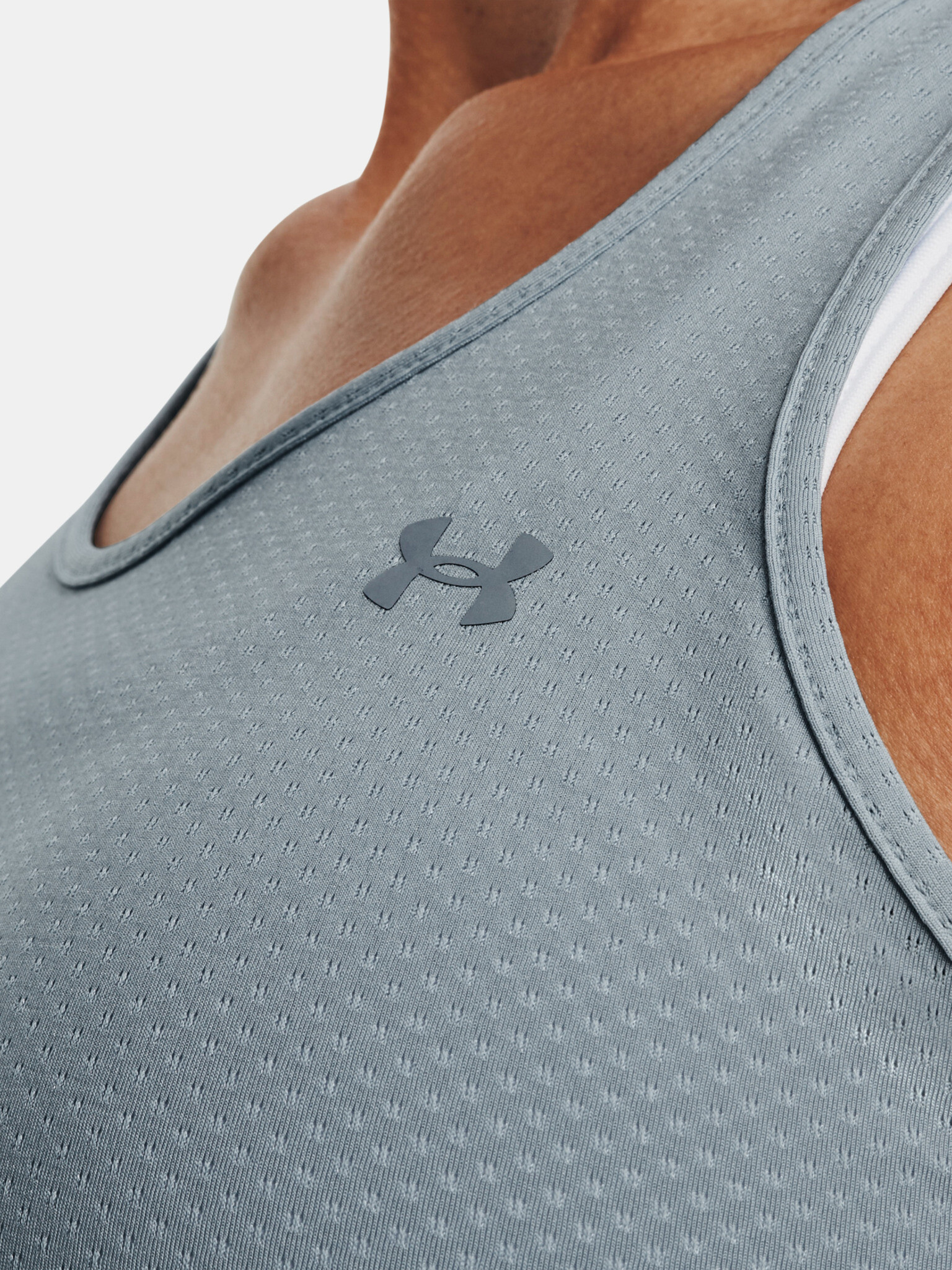 Under Armour UA HG Armour Racer Maieu Gri - Pled.ro