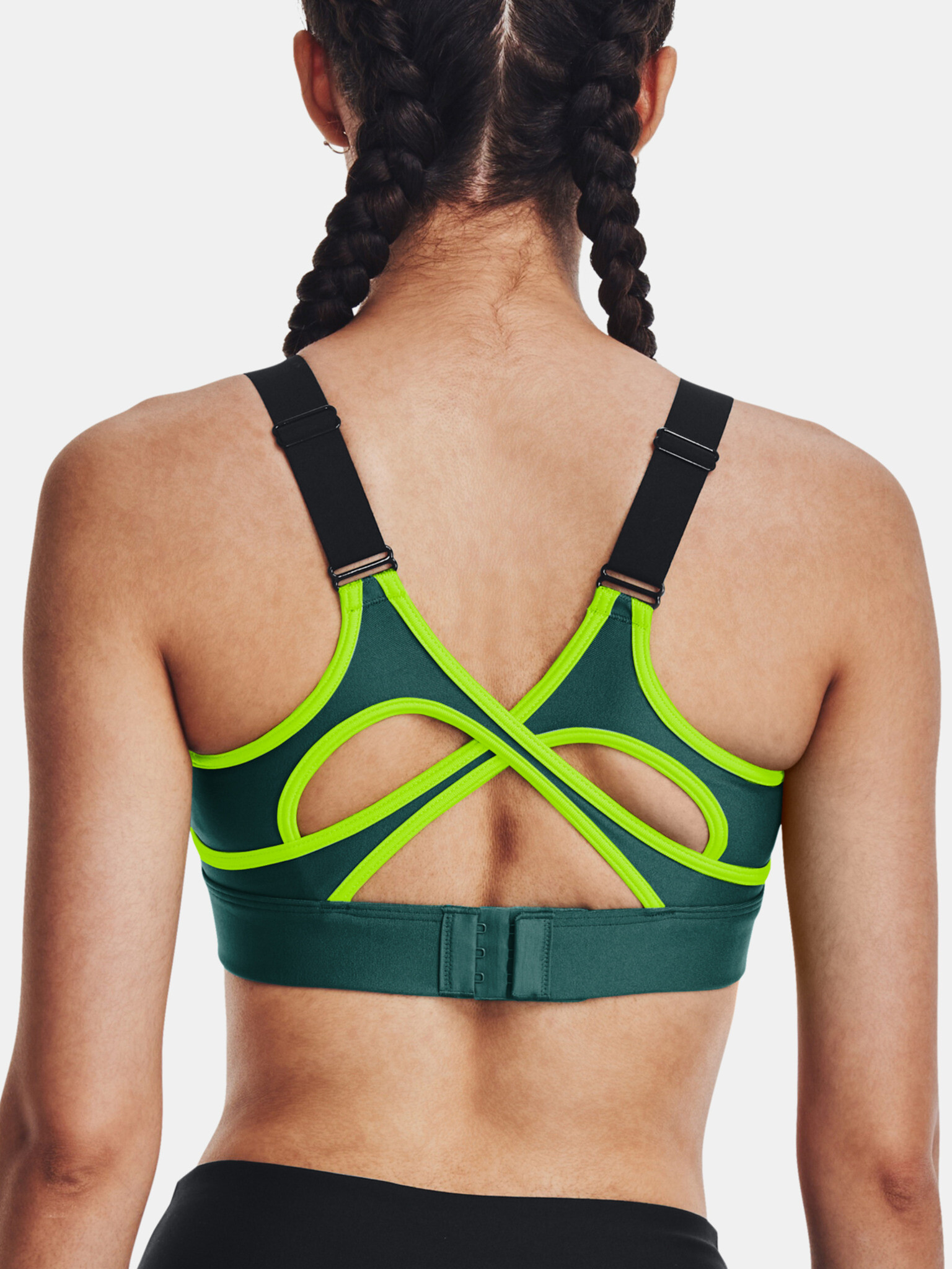 Under Armour UA Infinity Crossover High Sport Sutien Verde - Pled.ro