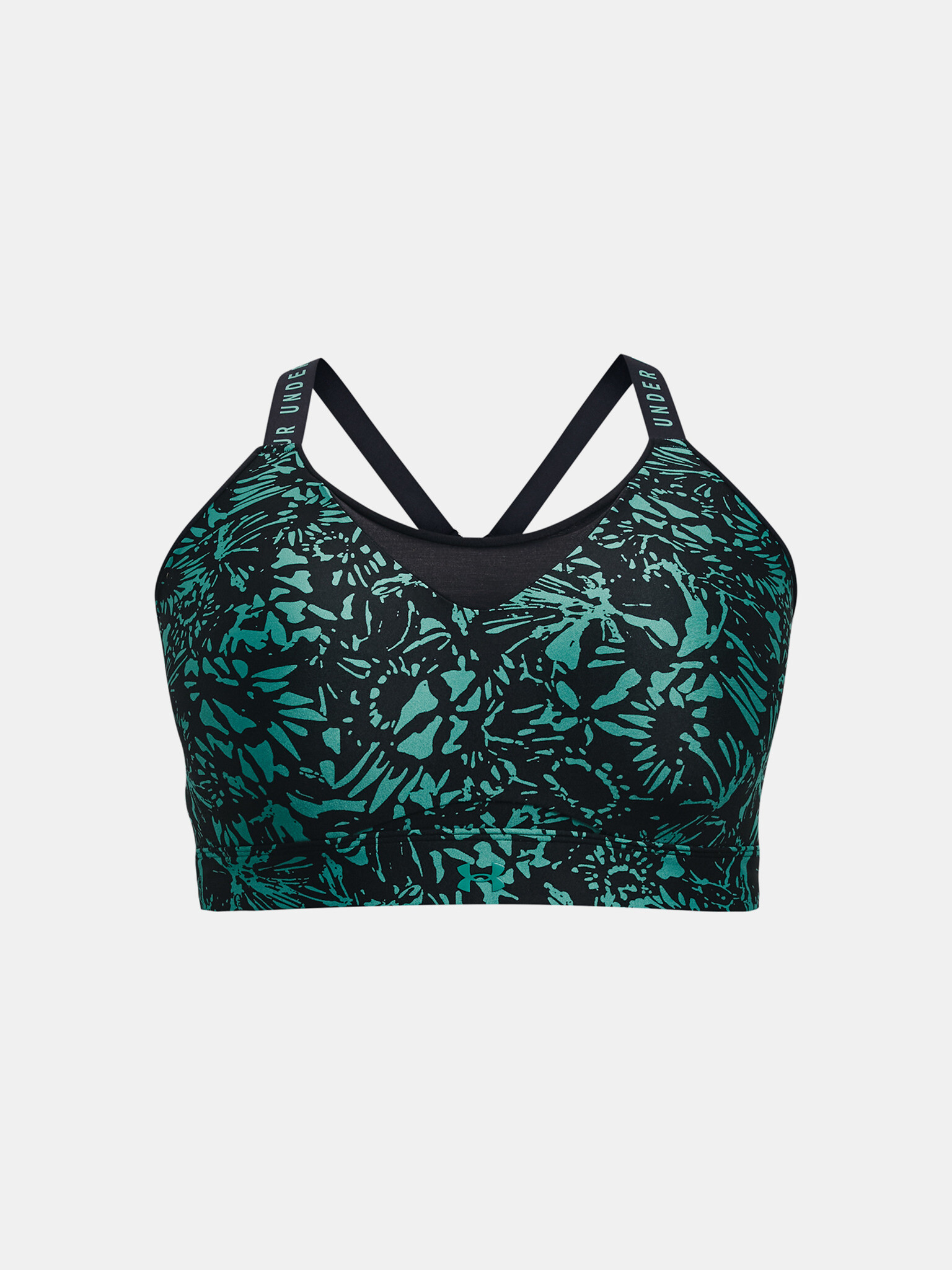 Under Armour UA Infinity High Print Sport Sutien Verde - Pled.ro