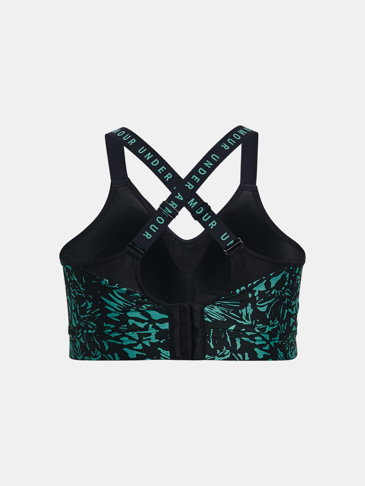 Under Armour UA Infinity High Print Sport Sutien Verde - Pled.ro