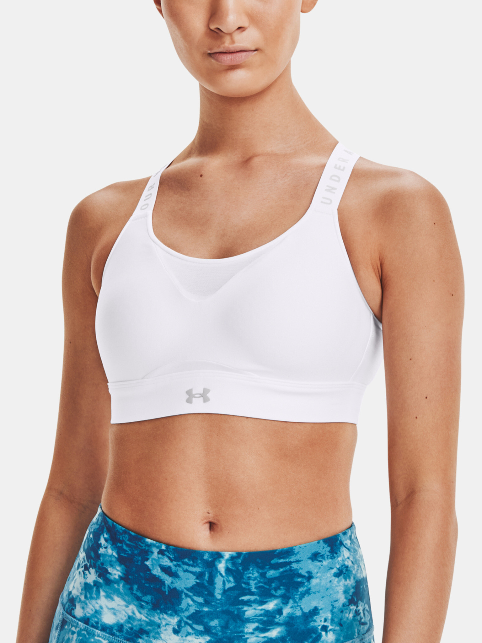 Under Armour UA Infinity High Sport Sutien Alb - Pled.ro