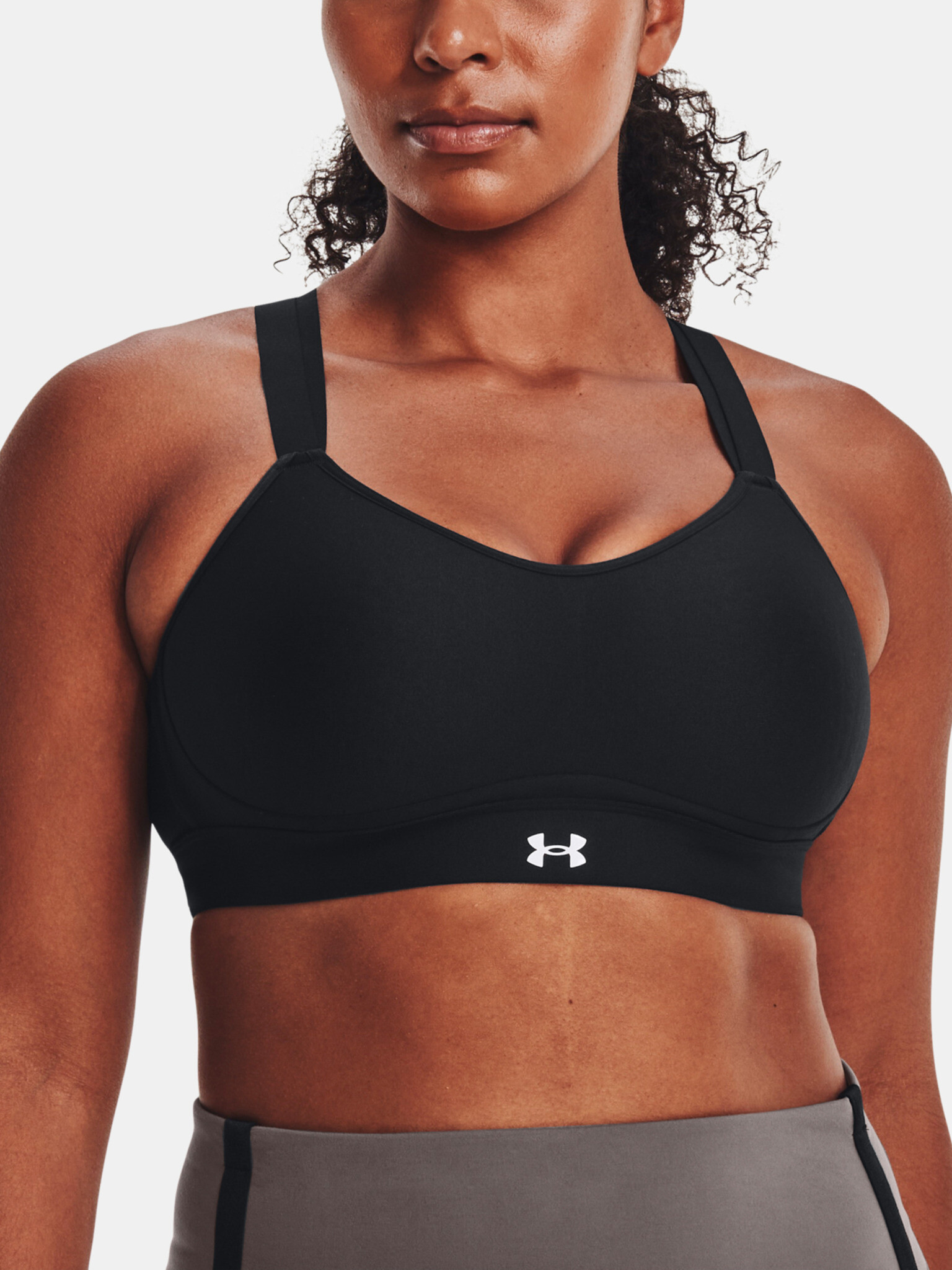 Under Armour UA Infinity Low Strappy Sport Sutien Negru - Pled.ro