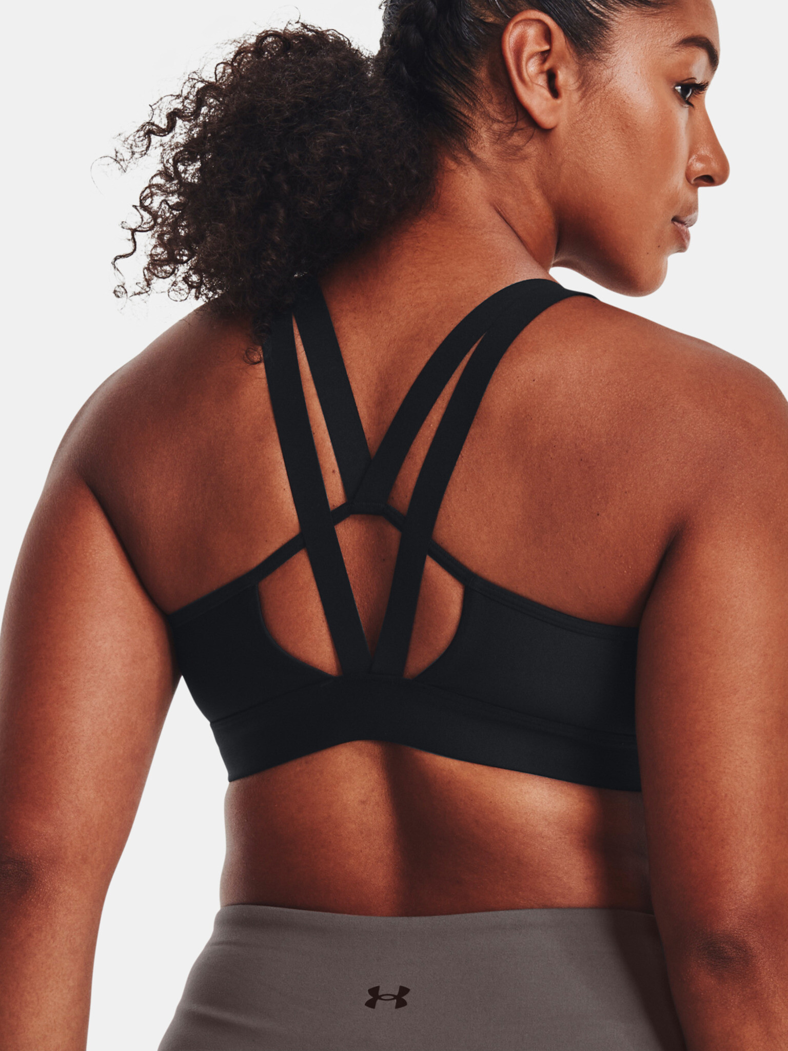 Under Armour UA Infinity Low Strappy Sport Sutien Negru - Pled.ro