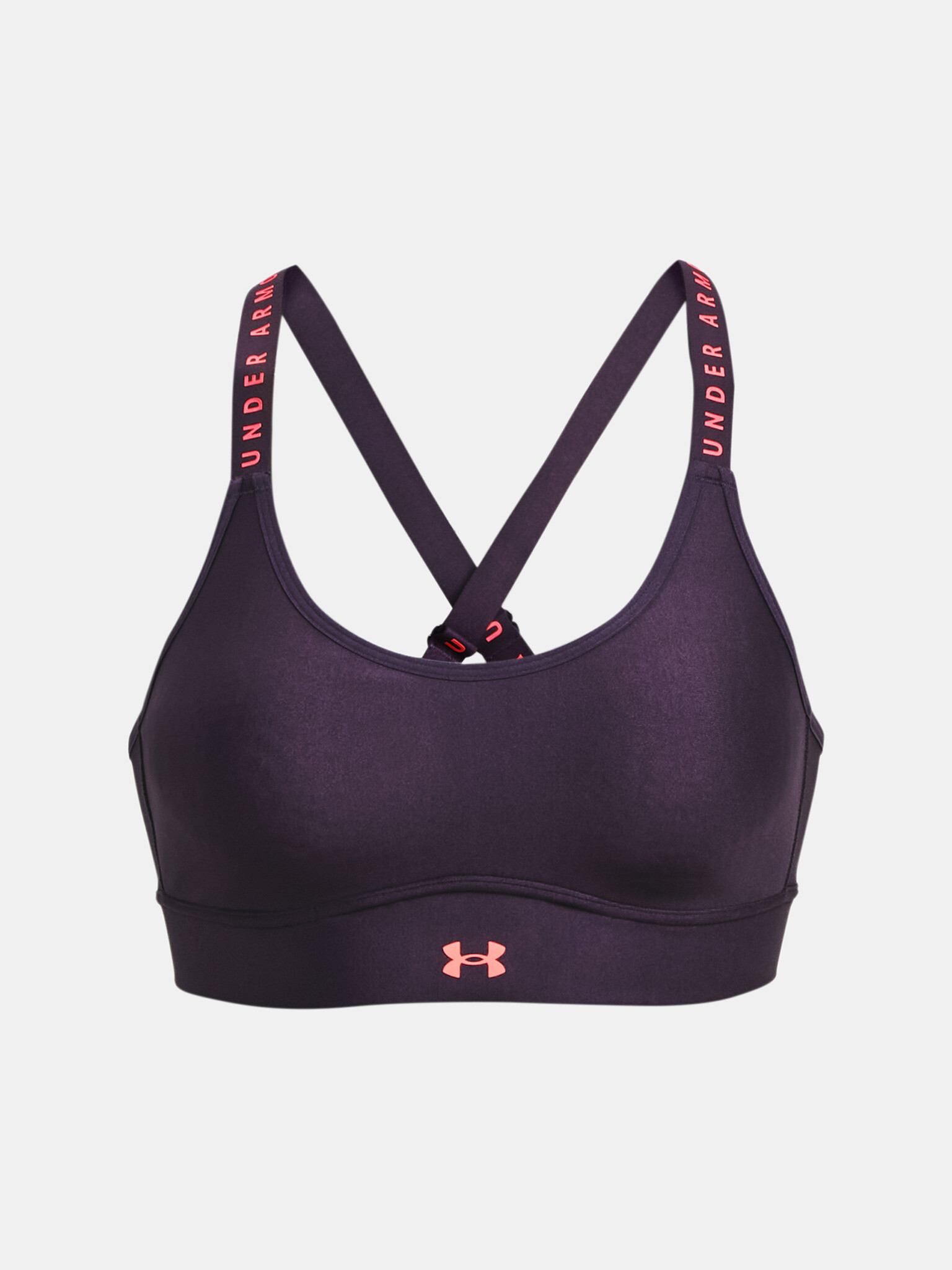 Under Armour UA Infinity Mid Covered Sport Sutien Violet - Pled.ro