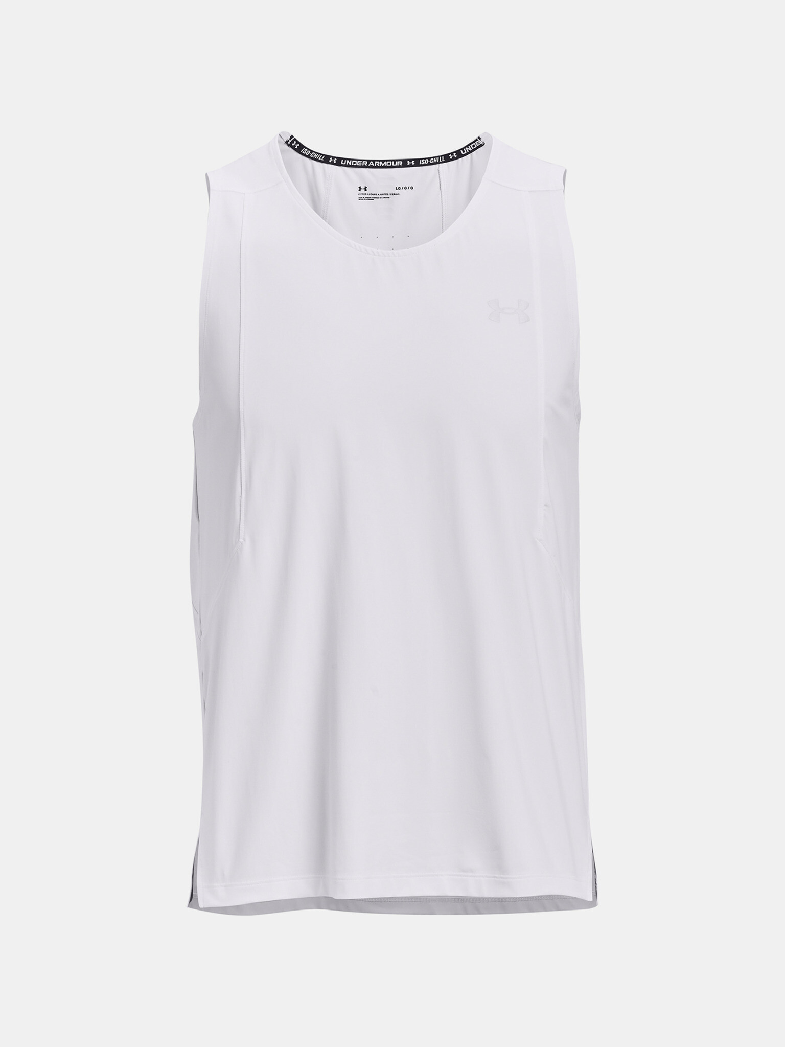 Under Armour UA Iso-Chill Laser Singlet Maieu Alb - Pled.ro