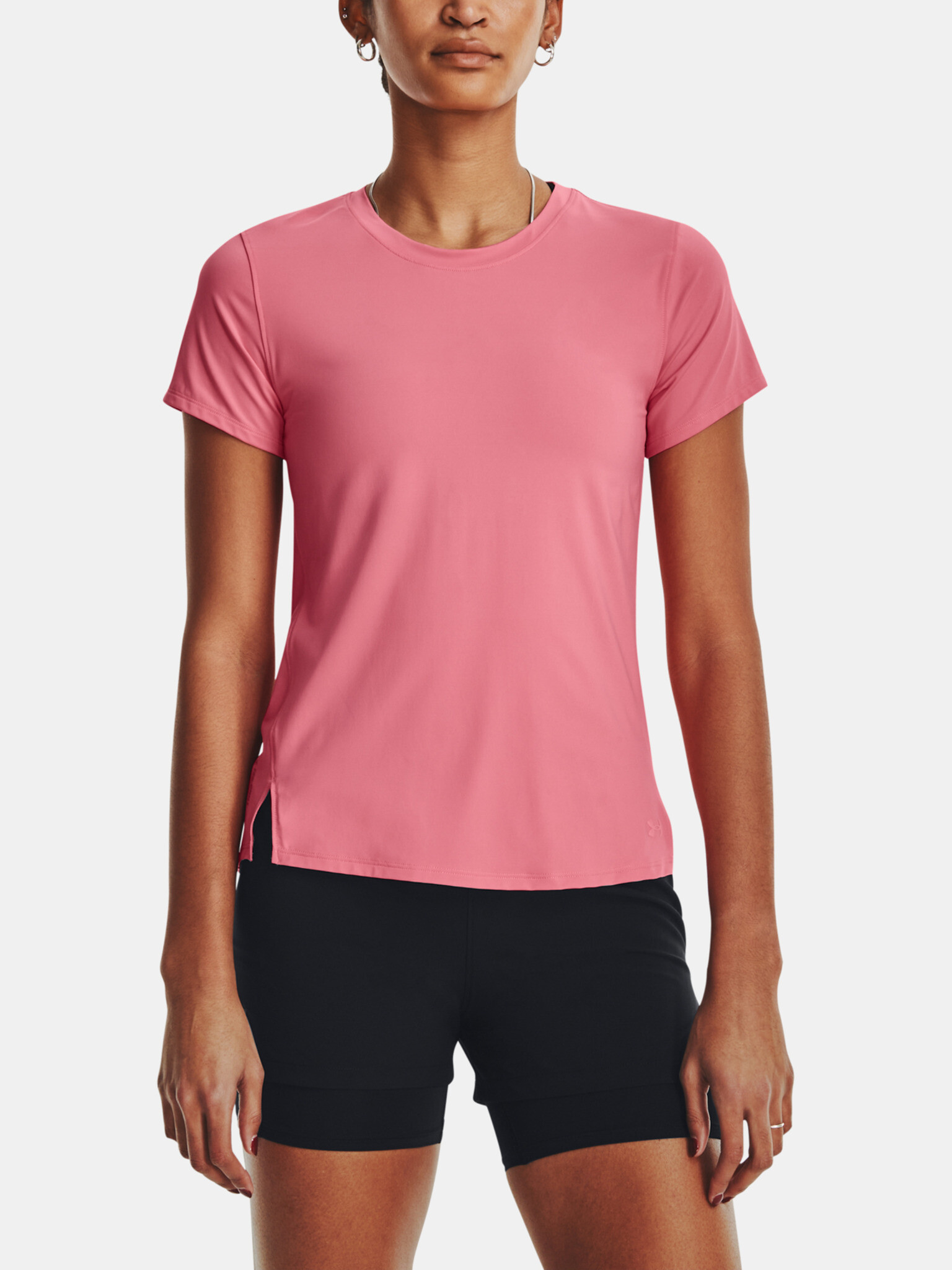 Under Armour UA Iso-Chill Laser Tricou Roz - Pled.ro