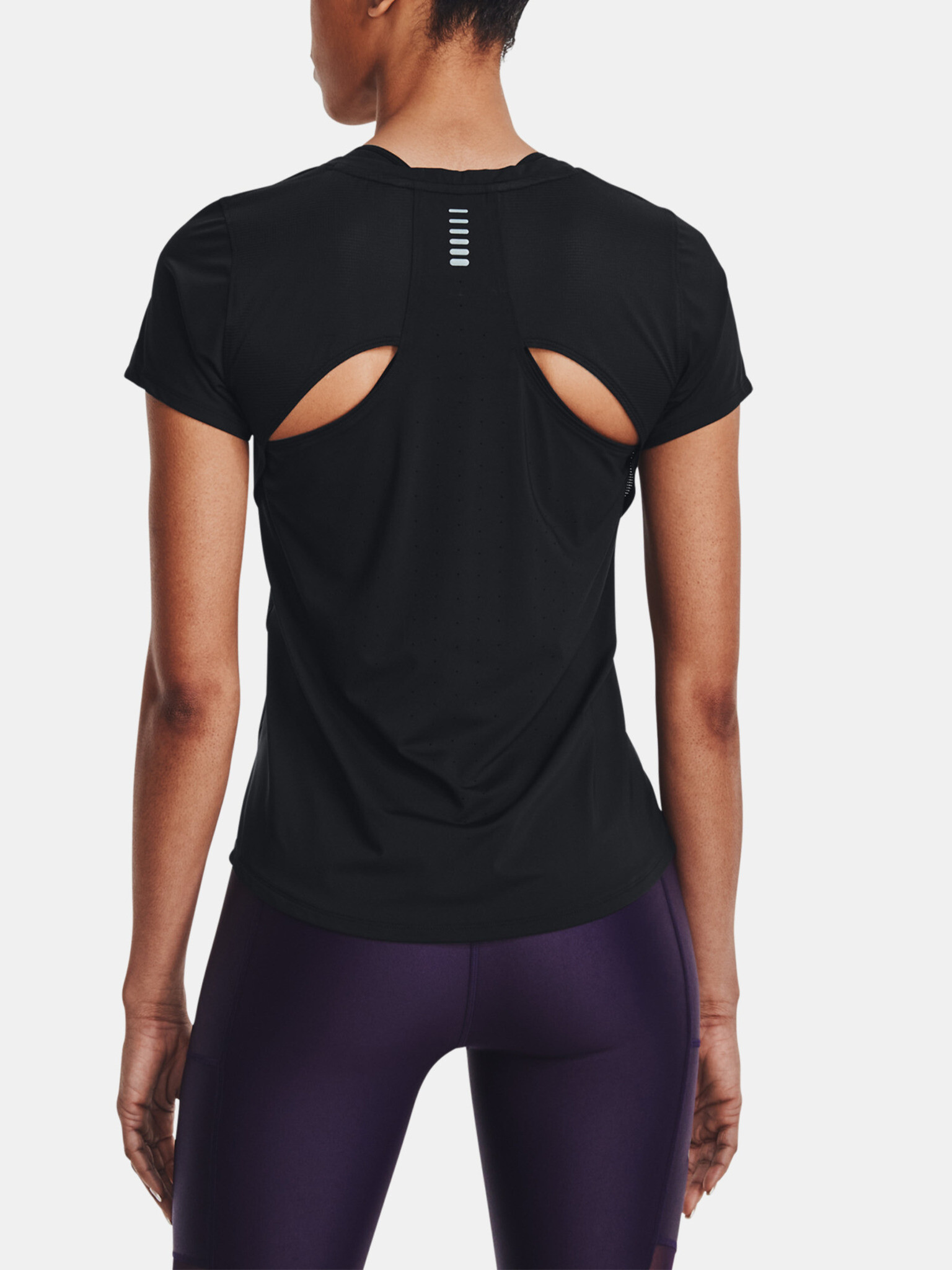 Under Armour UA Iso-Chill Run Laser Tricou Negru - Pled.ro