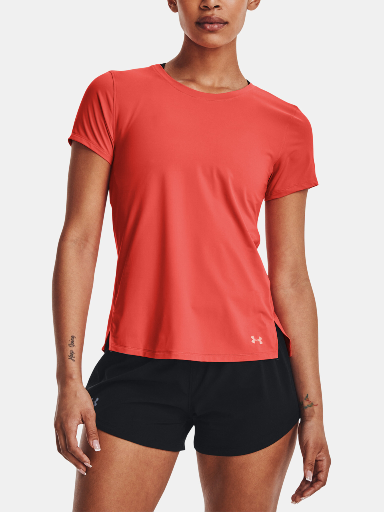 Under Armour UA Iso-Chill Run Laser Tricou Portocaliu - Pled.ro