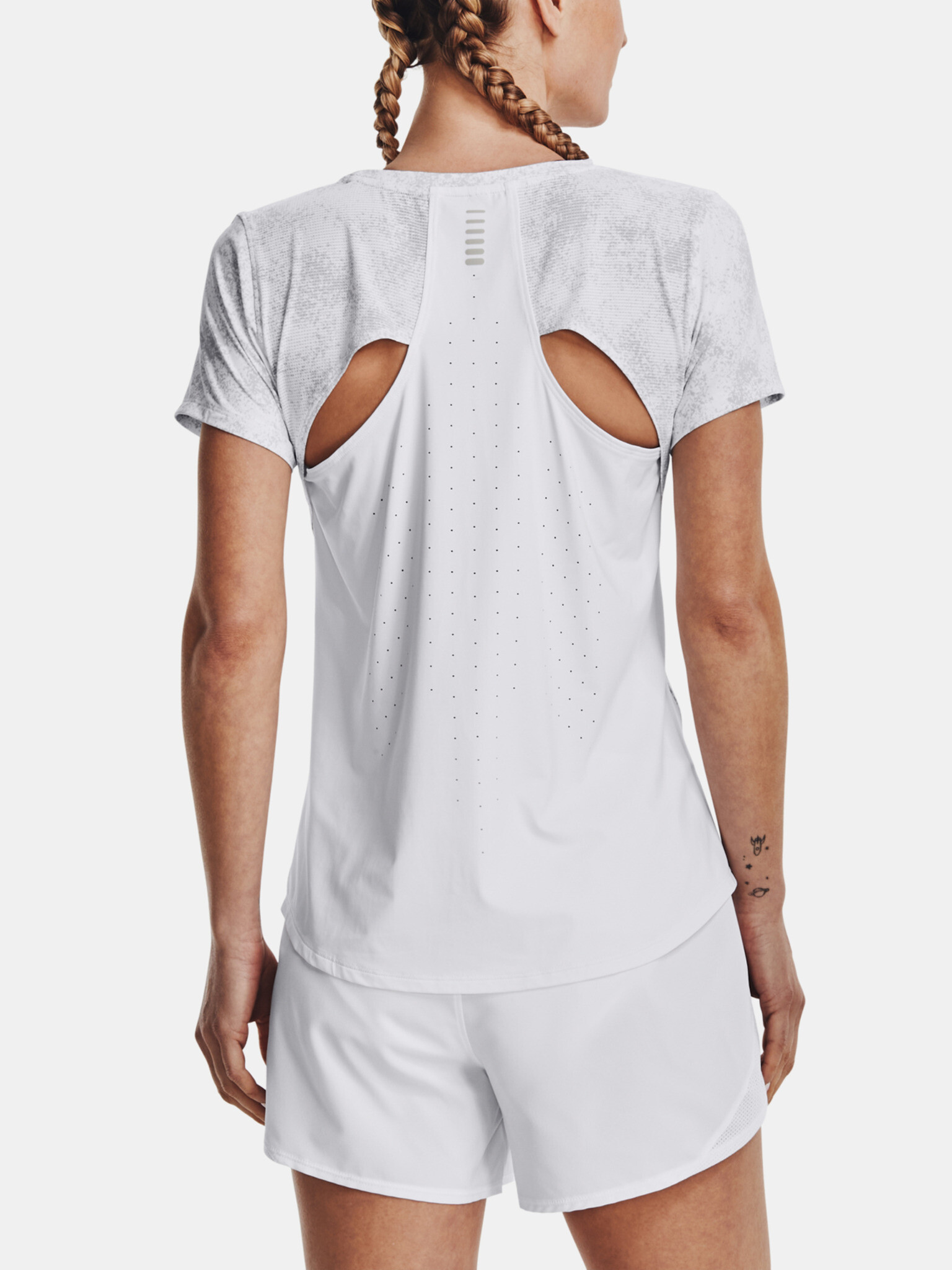 Under Armour UA Iso-Chill Run SS I Tricou Alb - Pled.ro