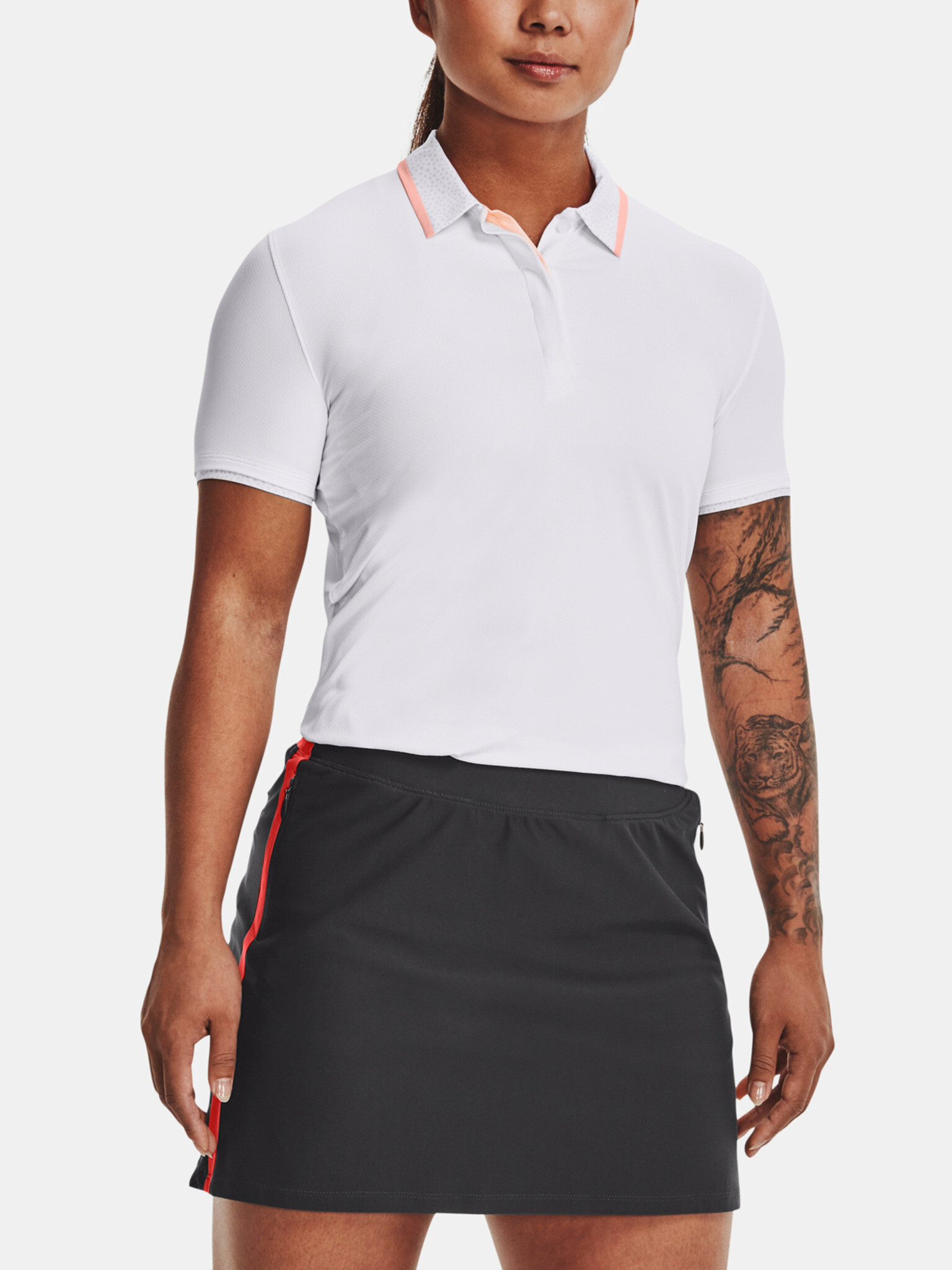 Under Armour UA Iso-Chill SS Polo Tricou Alb - Pled.ro