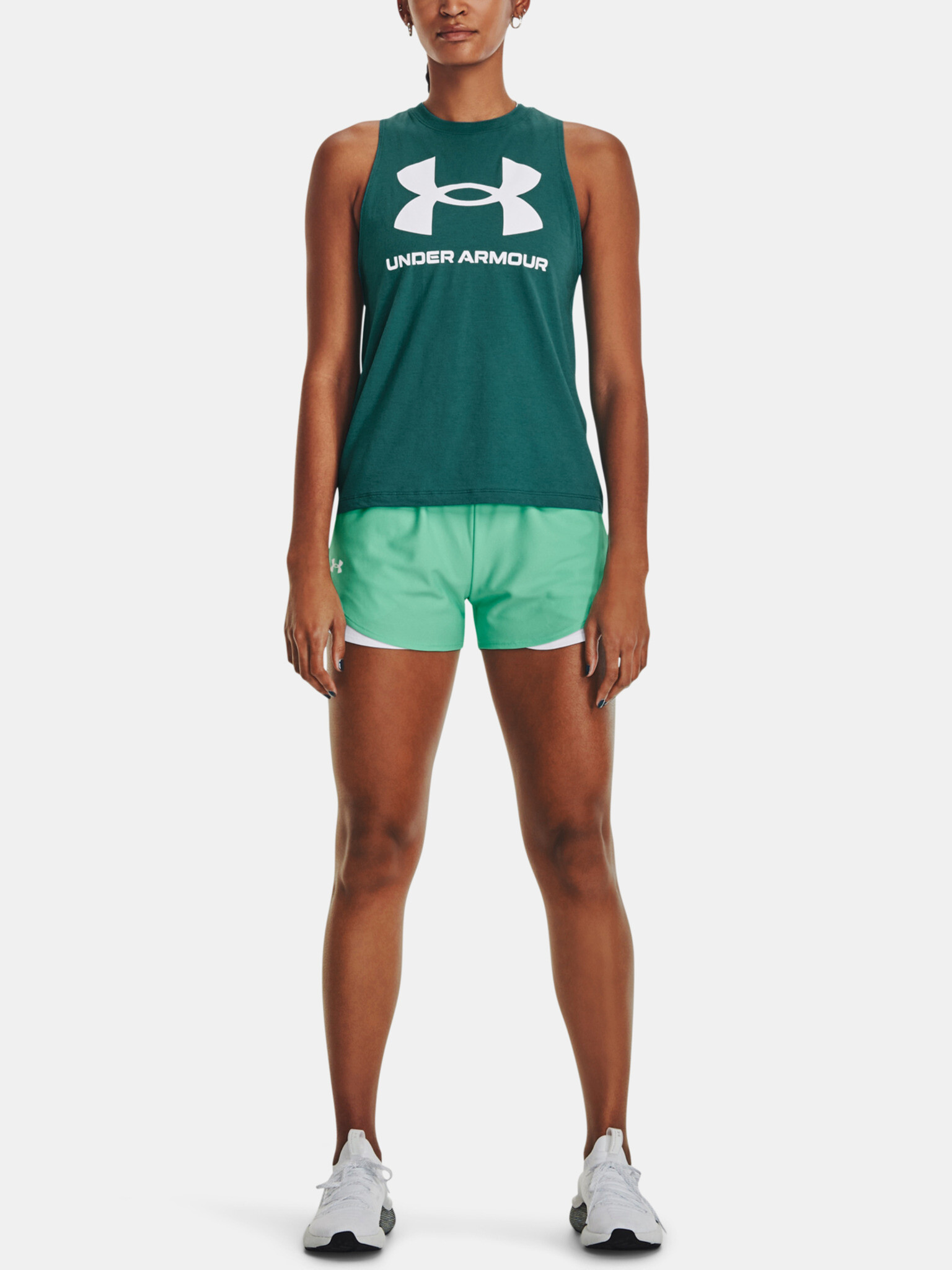 Under Armour UA Live Sportstyle Maieu Verde - Pled.ro