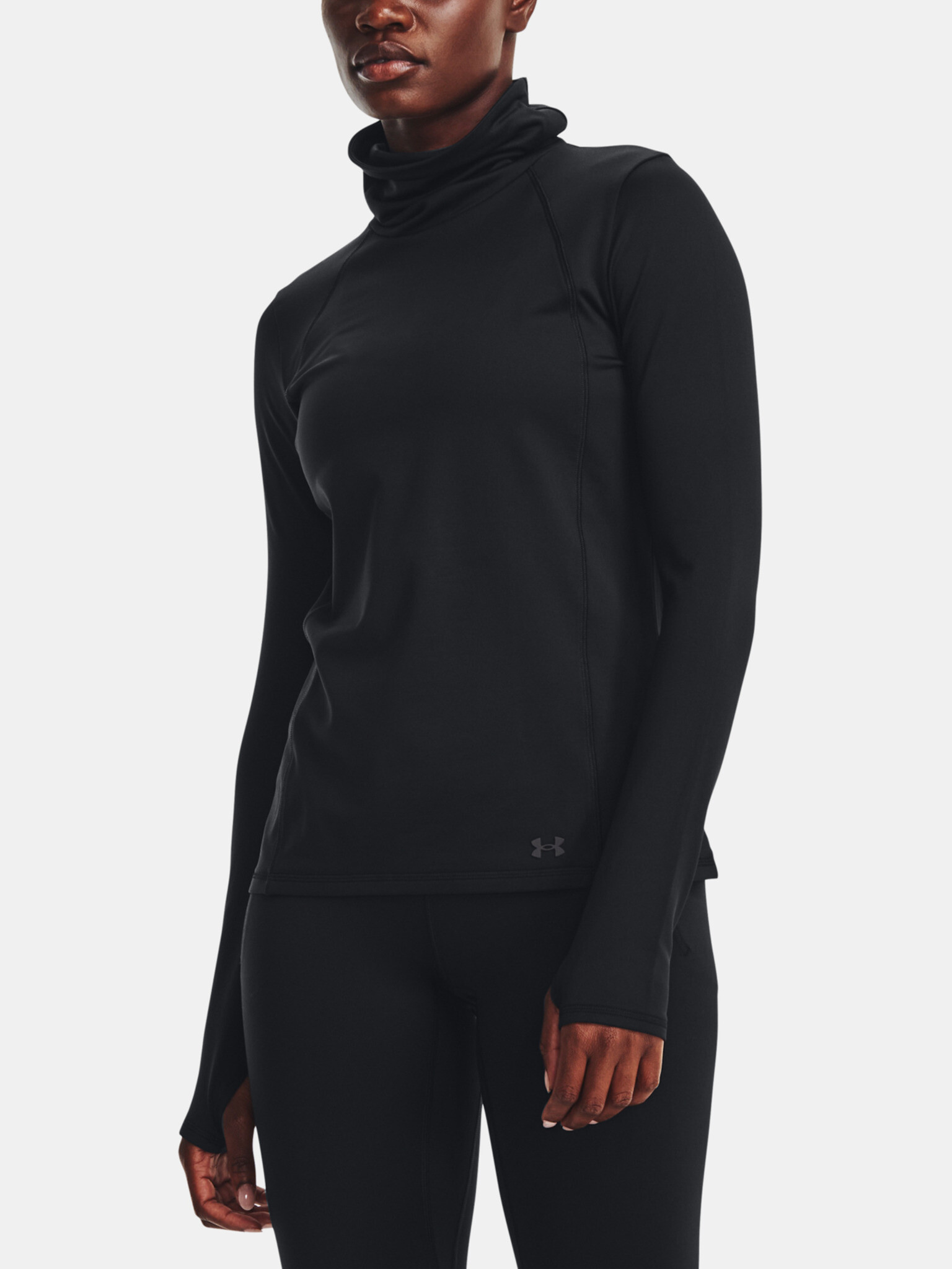 Under Armour UA Meridian CW Funnel Neck Tricou Negru - Pled.ro