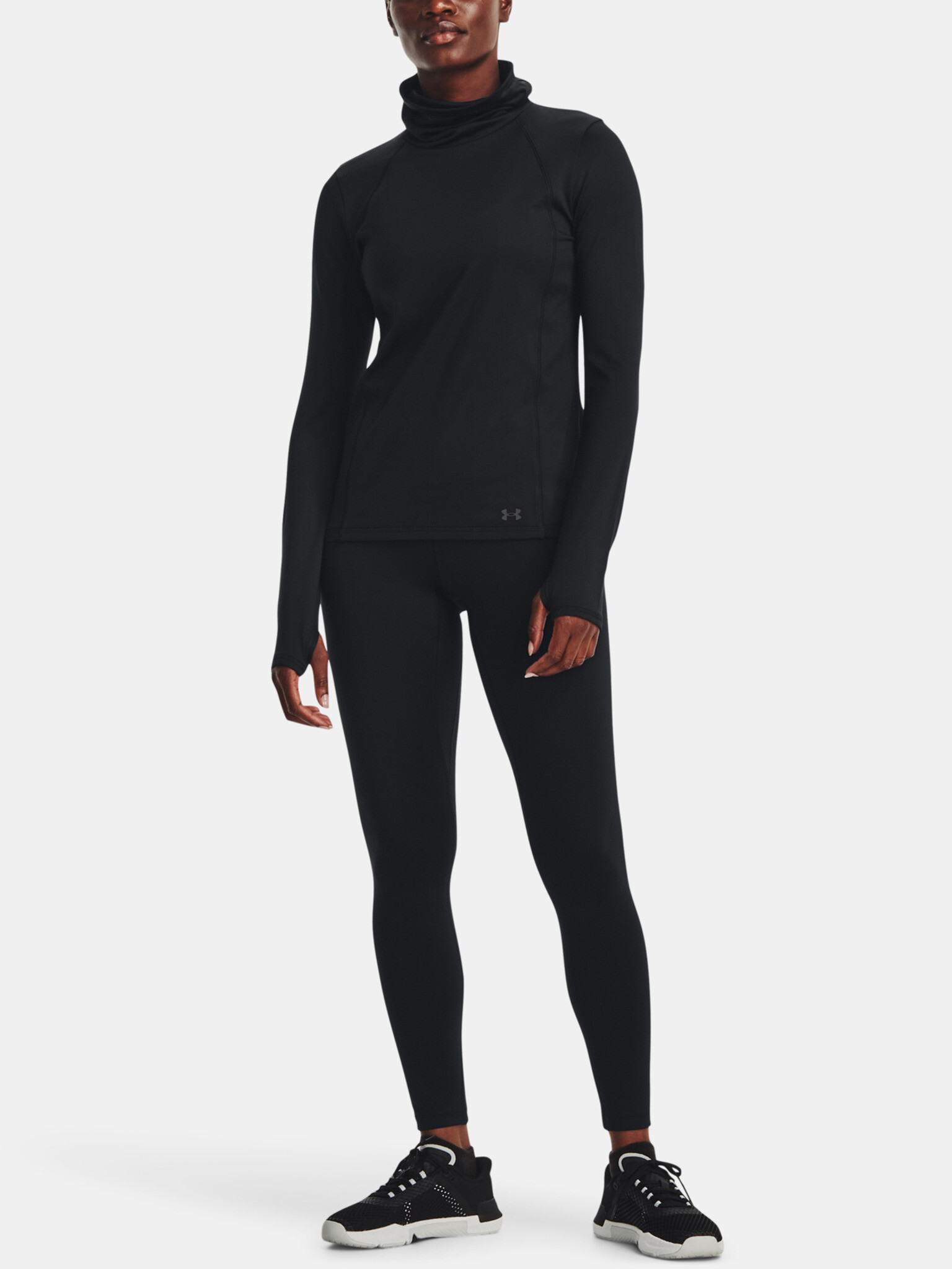 Under Armour UA Meridian CW Funnel Neck Tricou Negru - Pled.ro