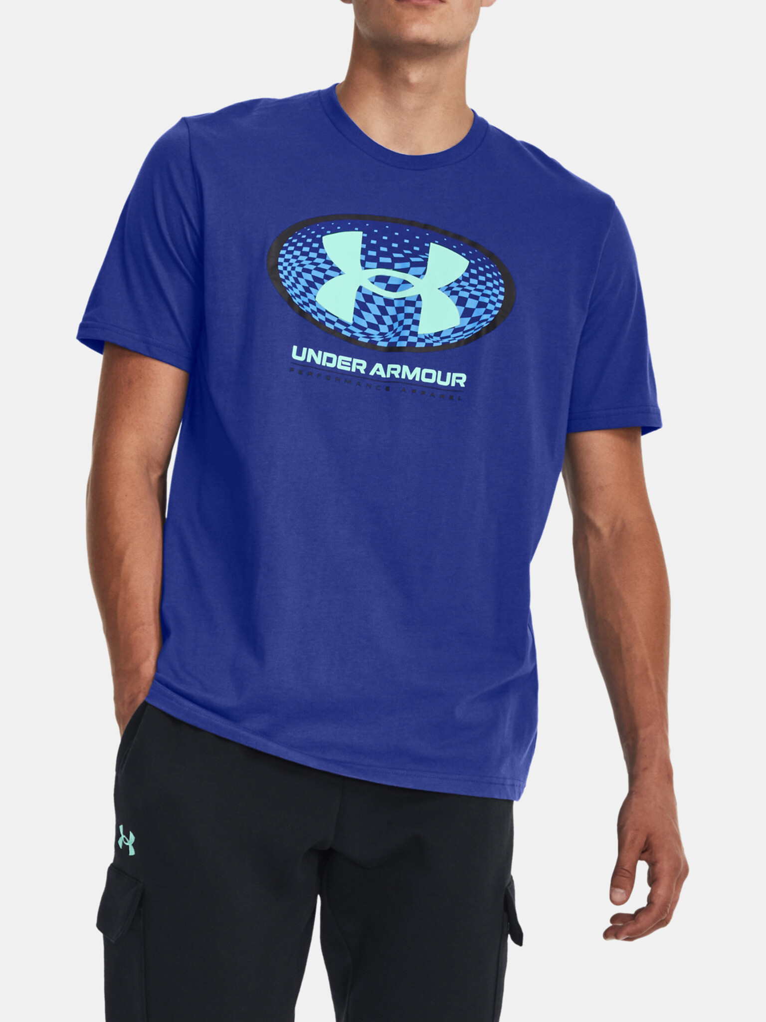 Under Armour UA Multi-Color Lockertag SS Tricou Albastru - Pled.ro