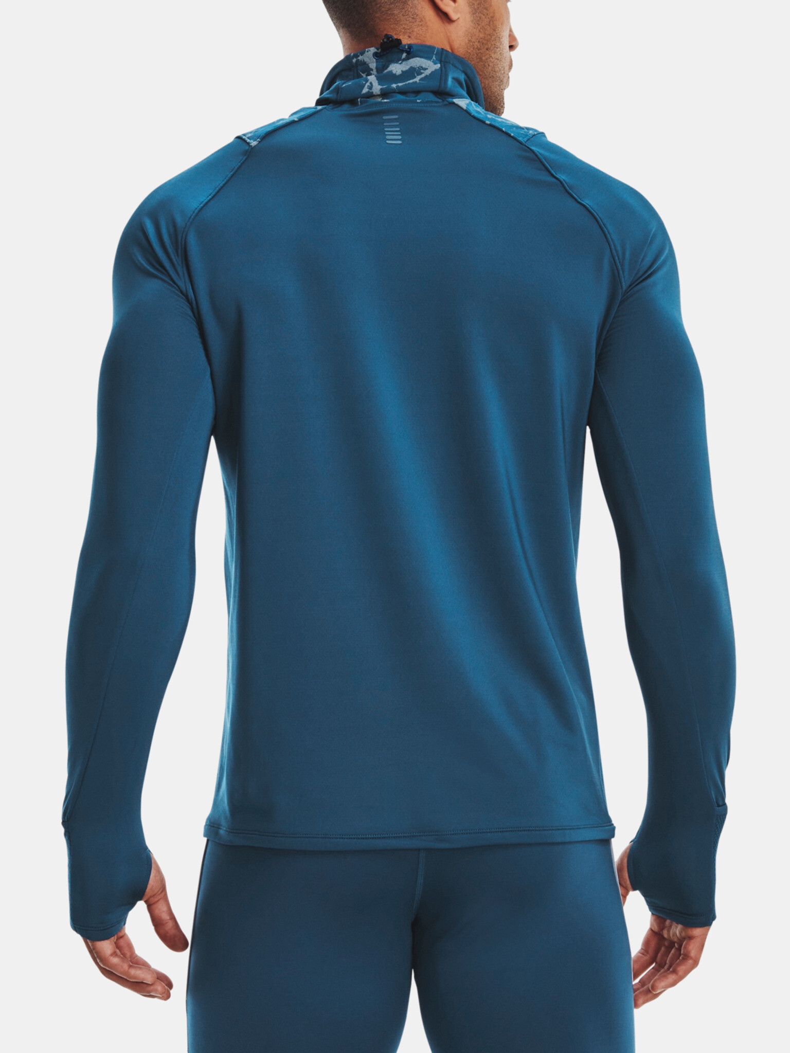 Under Armour UA OutRun The Cold Funnel Tricou Albastru - Pled.ro