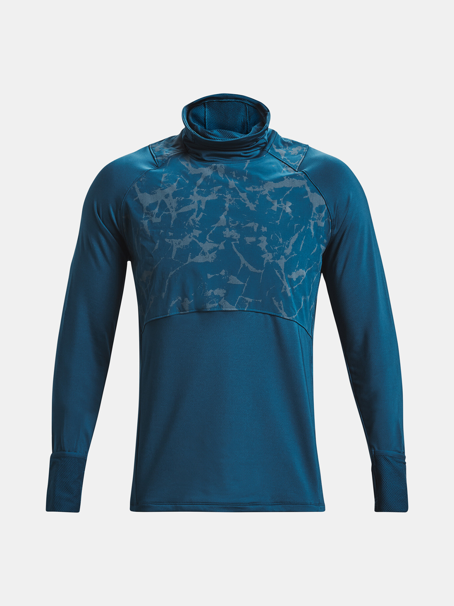 Under Armour UA OutRun The Cold Funnel Tricou Albastru - Pled.ro