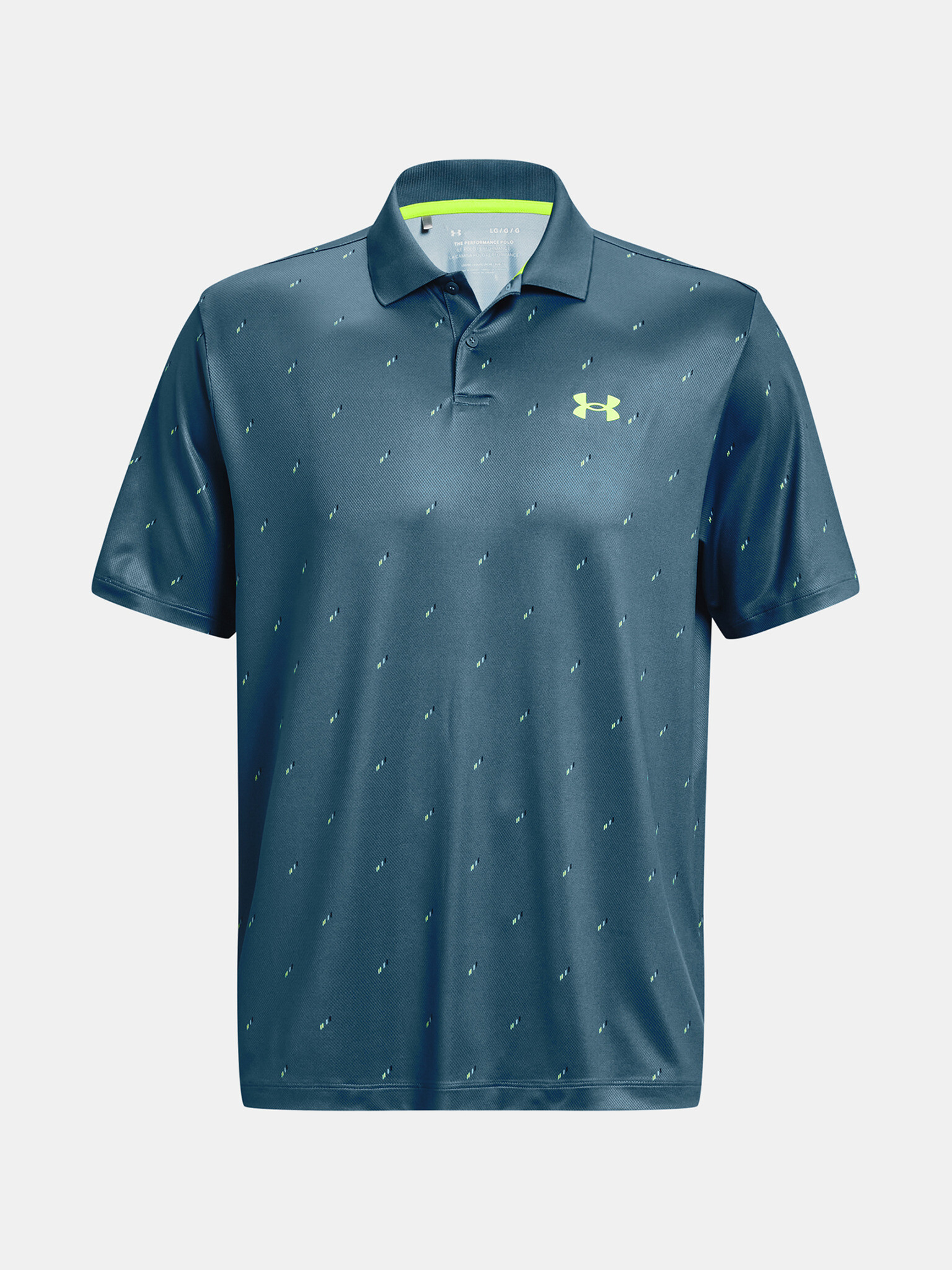 Under Armour UA Perf 3.0 Deuces Polo Tricou Albastru - Pled.ro