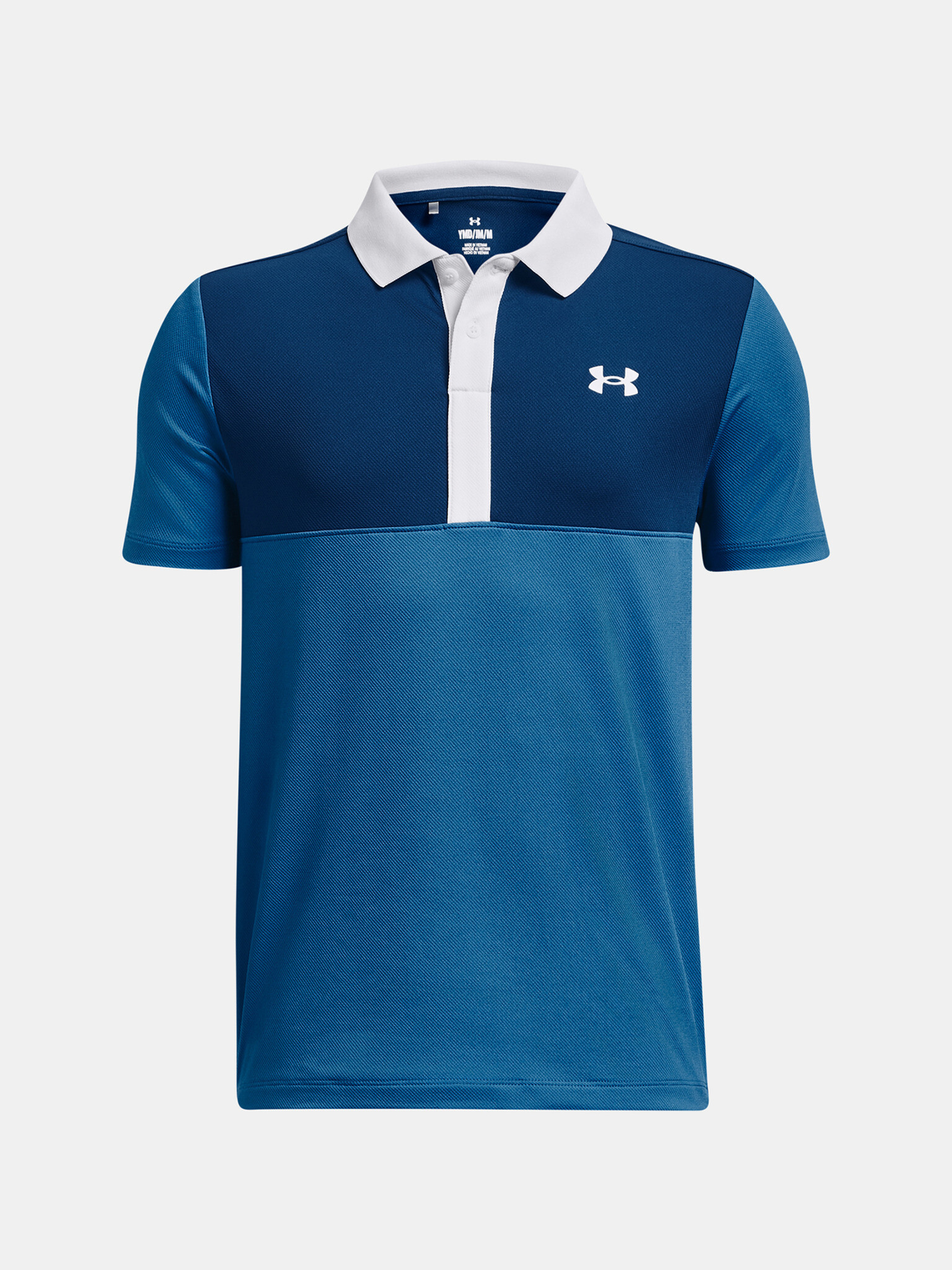 Under Armour UA Perf Color Block Tricou Polo pentru copii Albastru - Pled.ro