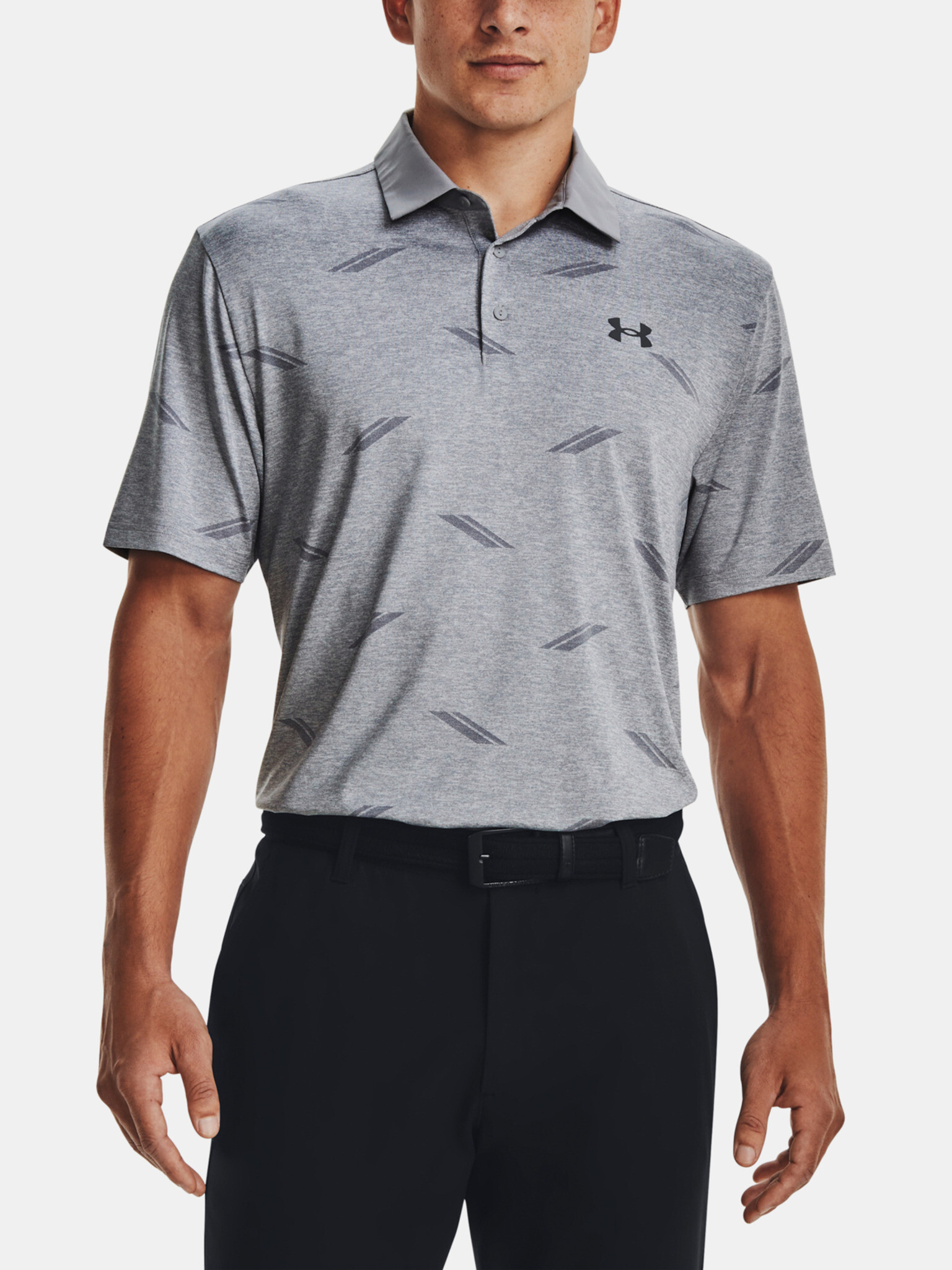 Under Armour UA Playoff Deuces Jacq Polo Tricou Gri - Pled.ro