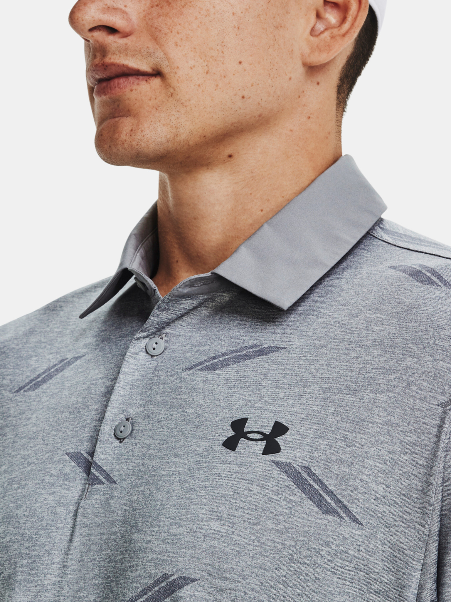 Under Armour UA Playoff Deuces Jacq Polo Tricou Gri - Pled.ro