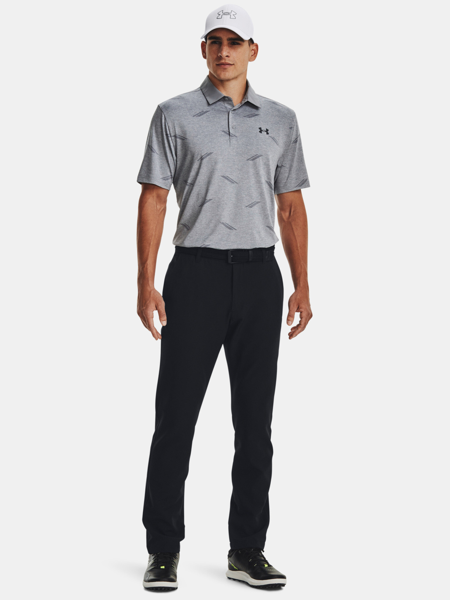 Under Armour UA Playoff Deuces Jacq Polo Tricou Gri - Pled.ro