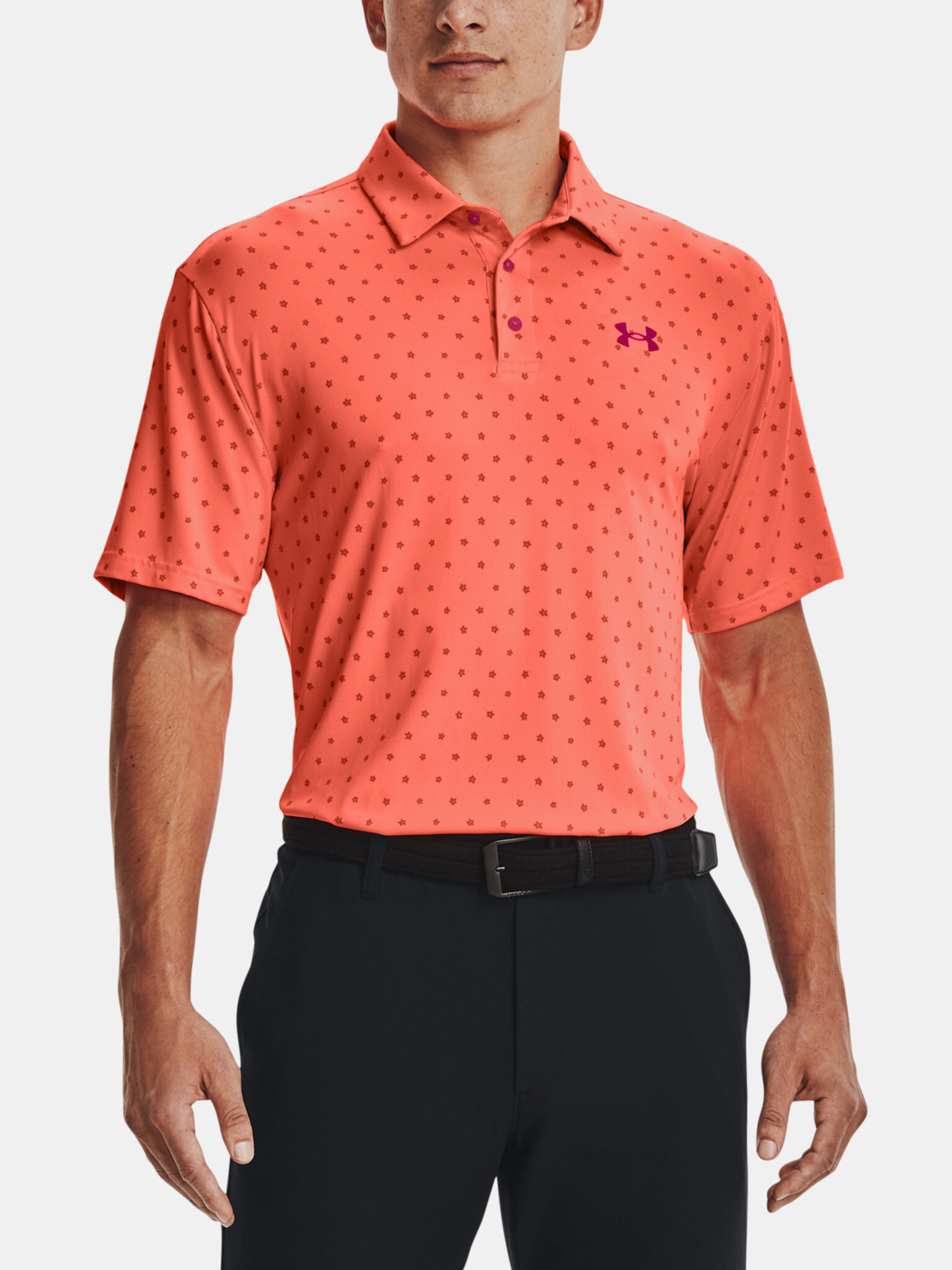 Under Armour UA Playoff Polo 2.0 Polo Tricou Portocaliu - Pled.ro