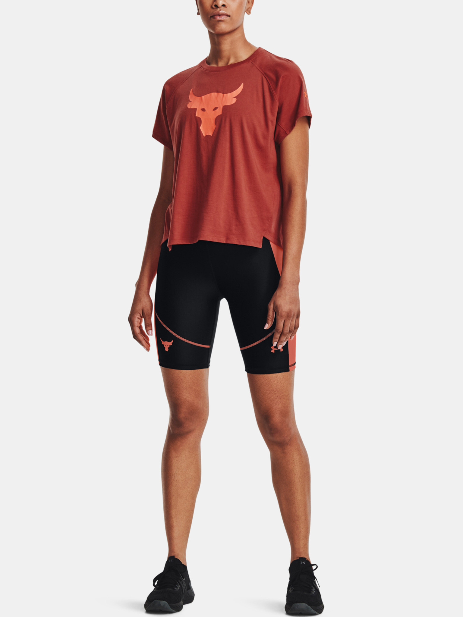 Under Armour UA Project Rock Bull SS Tricou Roșu - Pled.ro