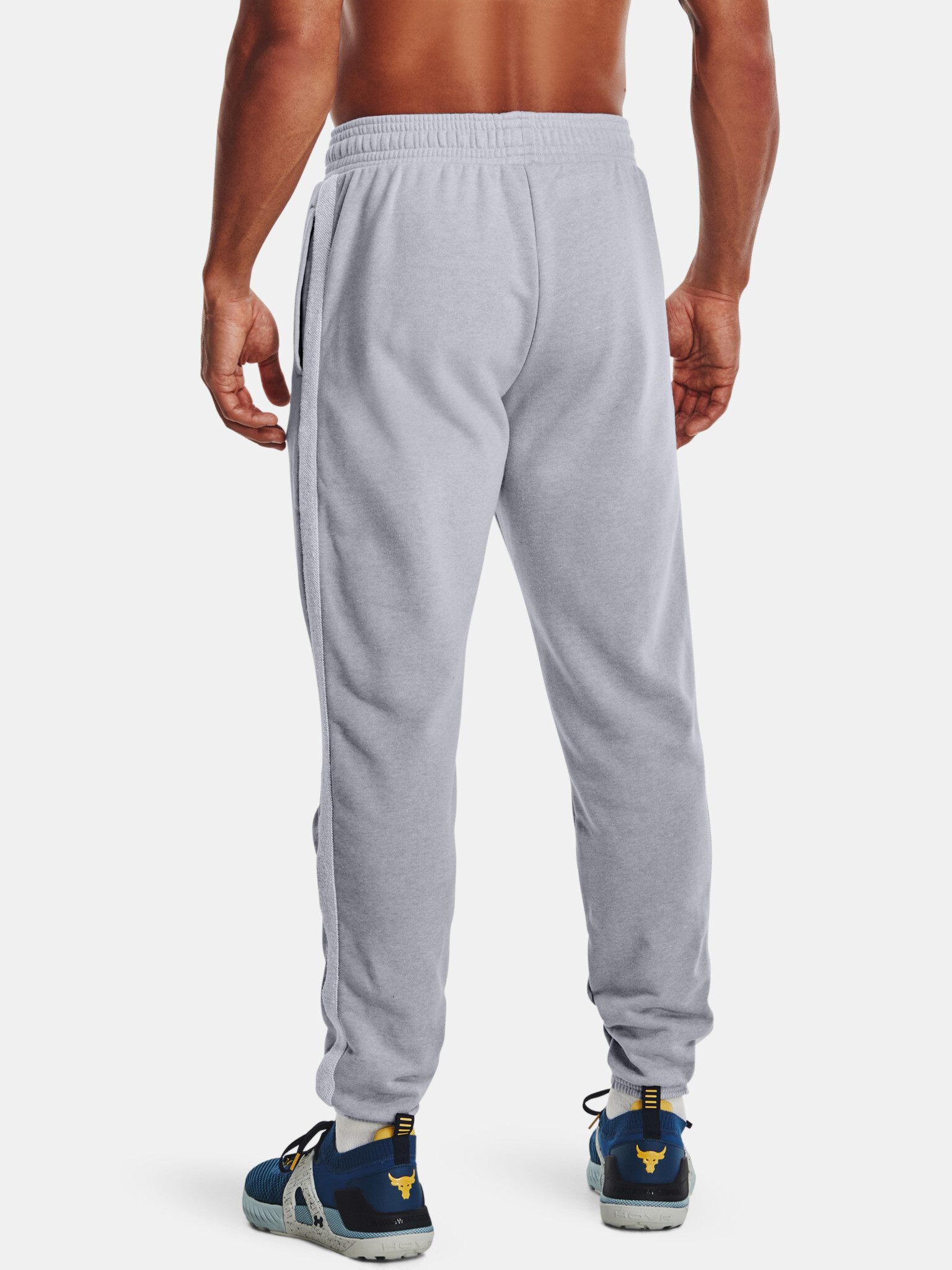 Under Armour UA Project Rock Hvywght Terry Pantaloni de trening Gri - Pled.ro