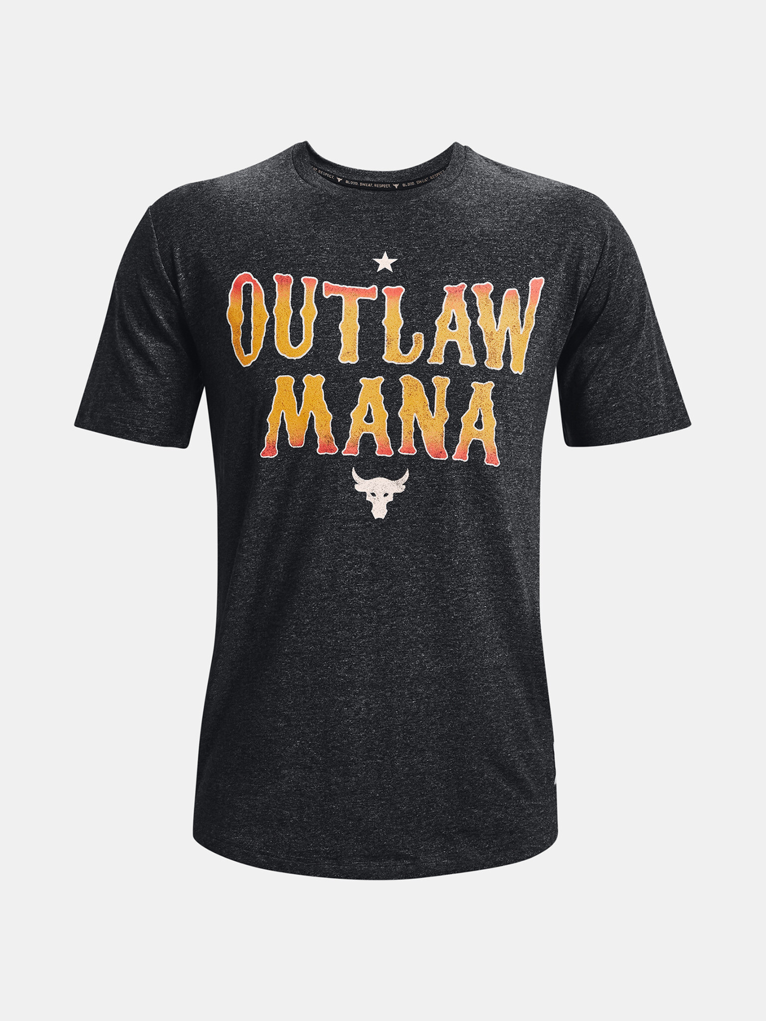 Under Armour UA Project Rock Outlaw SS Tricou Negru - Pled.ro