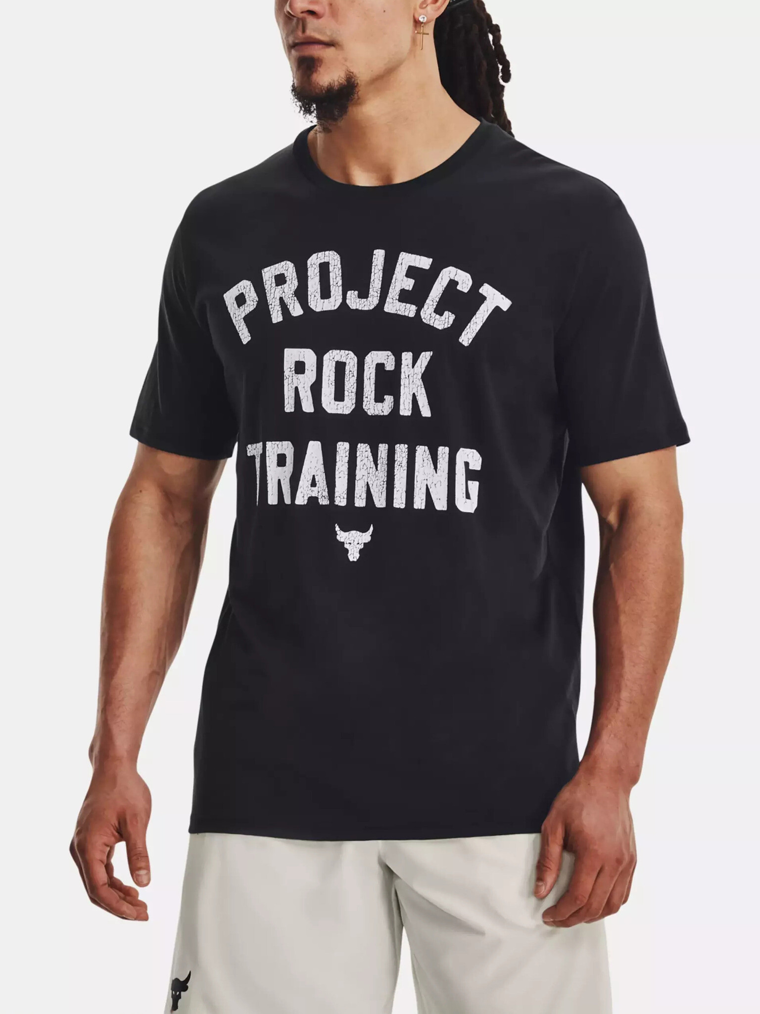 Under Armour UA Project Rock Training Tricou Negru - Pled.ro