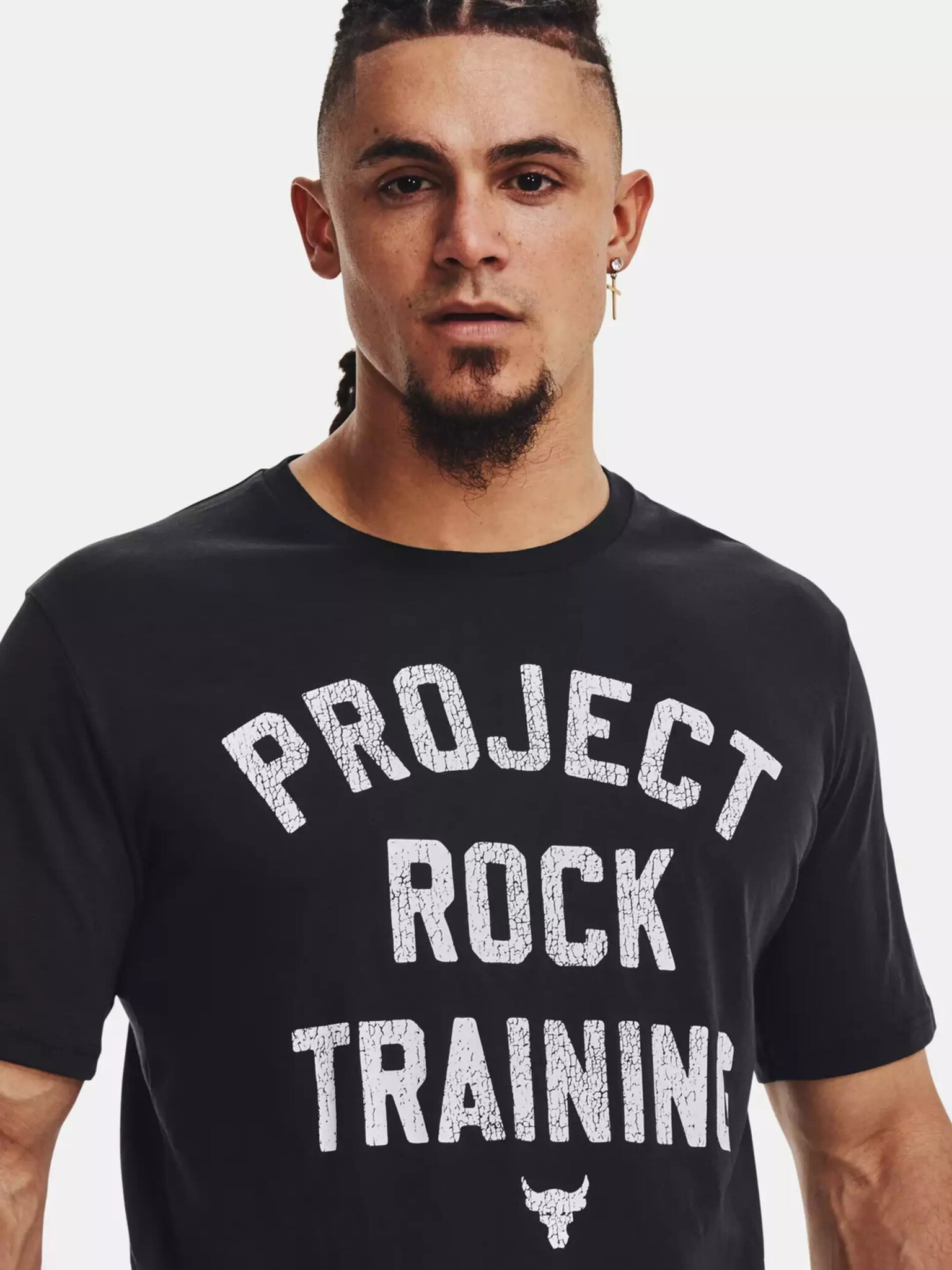 Under Armour UA Project Rock Training Tricou Negru - Pled.ro