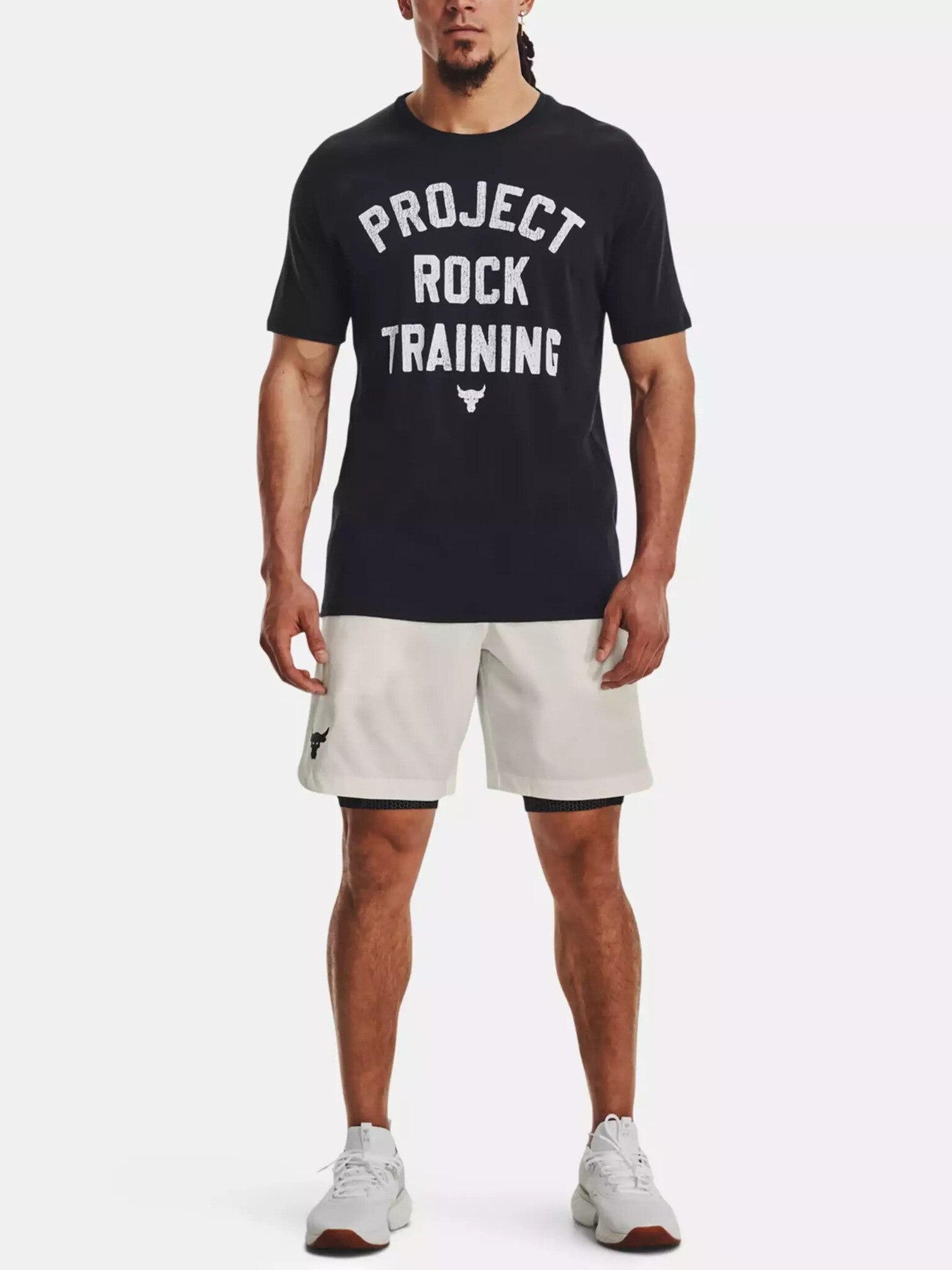 Under Armour UA Project Rock Training Tricou Negru - Pled.ro