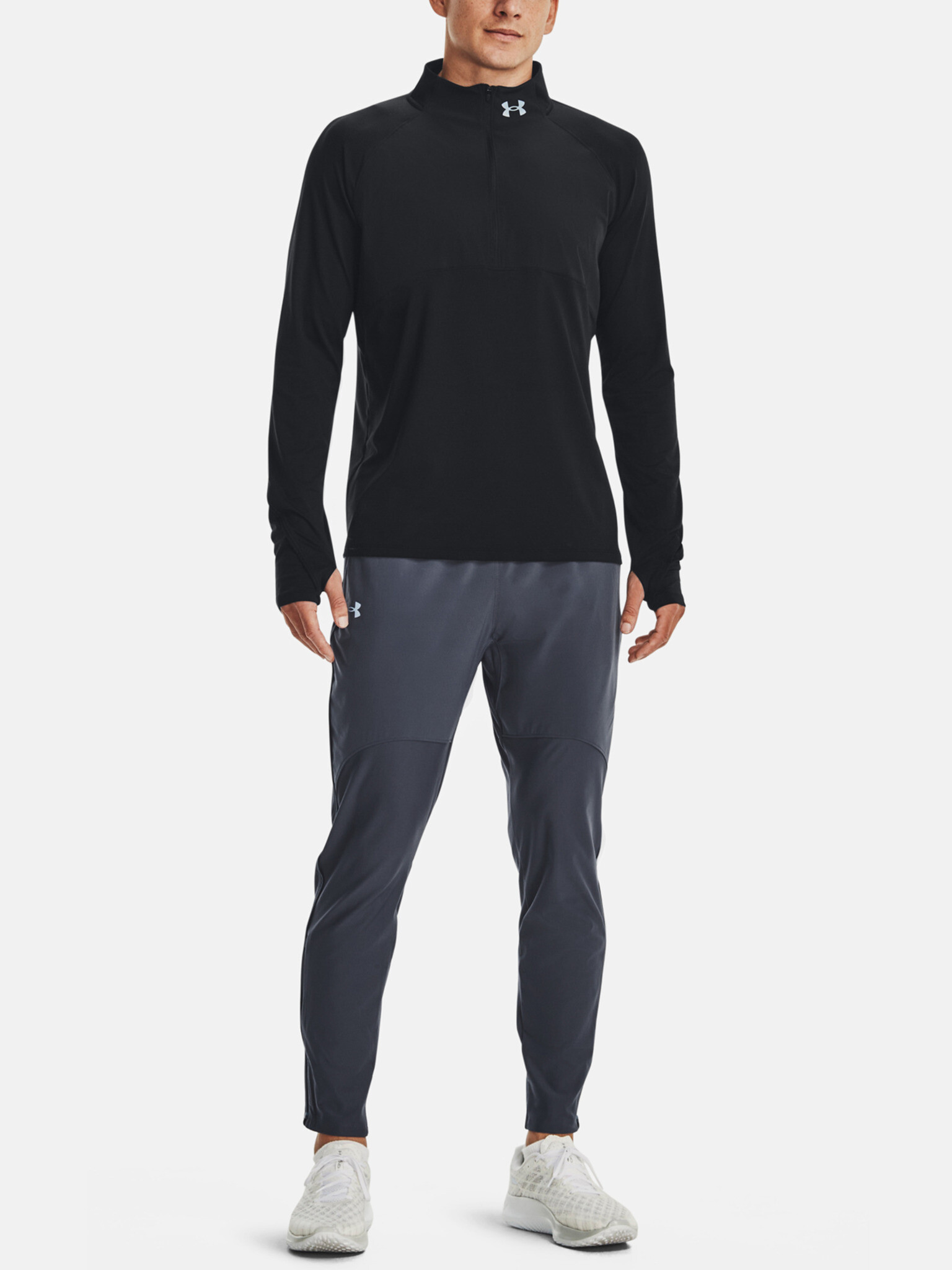 Under Armour UA Qualfier Run 2.0 Pantaloni Gri - Pled.ro