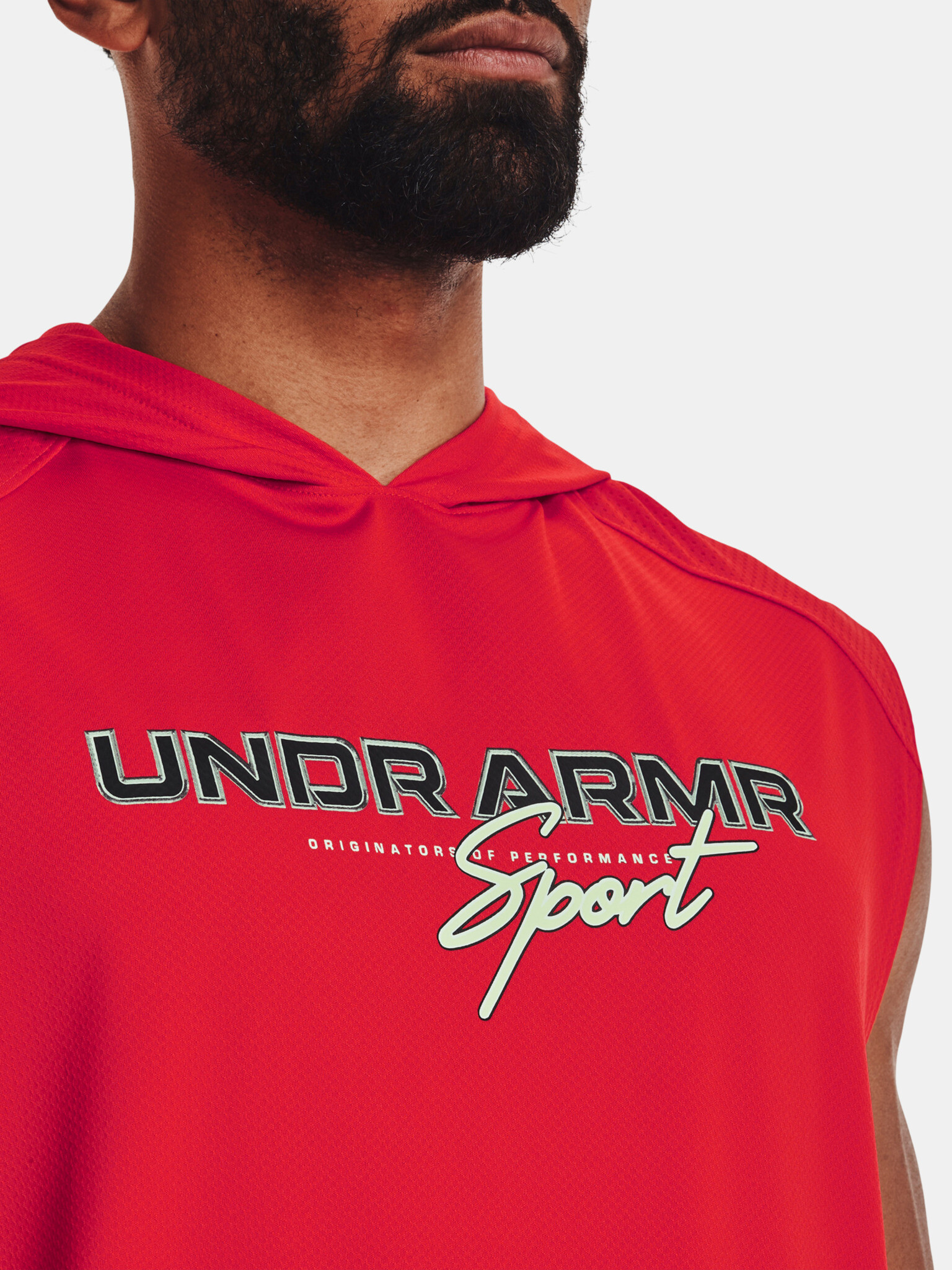 Under Armour UA RFS SL Hoodie Hanorac Roșu - Pled.ro