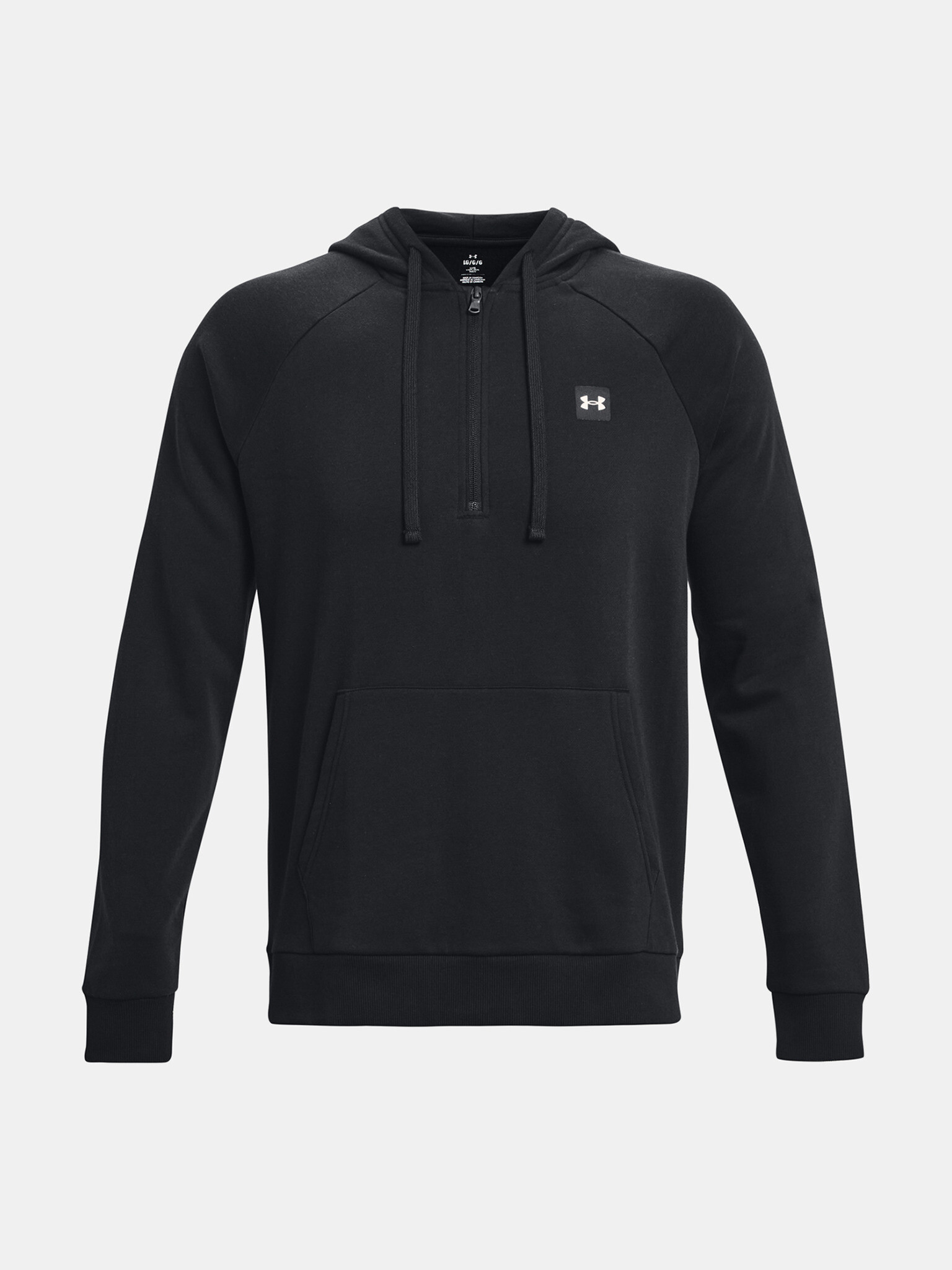 Under Armour UA Rival Fleece 1/2 Zip HD-BLK Hanorac Negru - Pled.ro