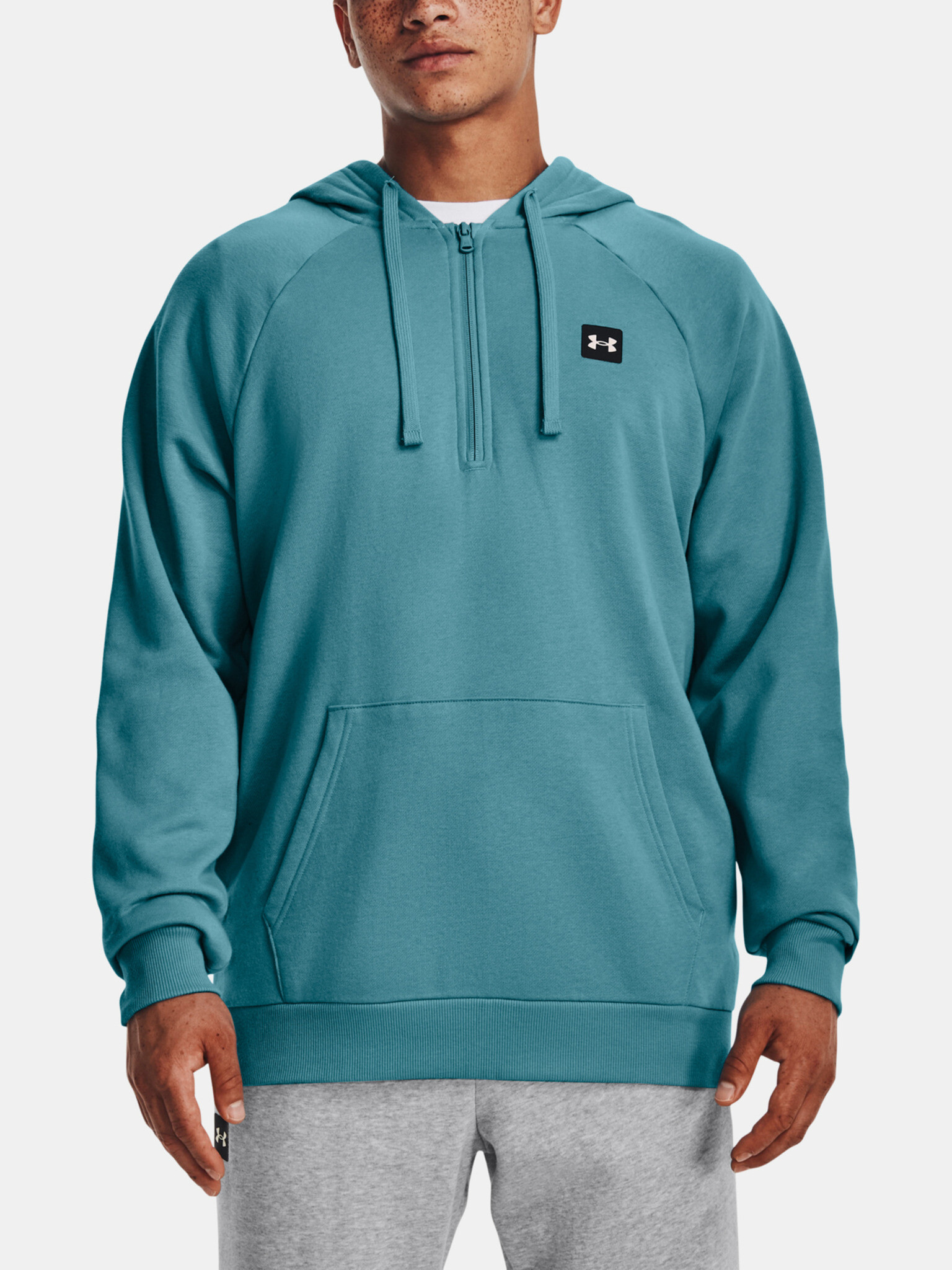 Under Armour UA Rival Fleece 1/2 Zip HD Hanorac Albastru - Pled.ro