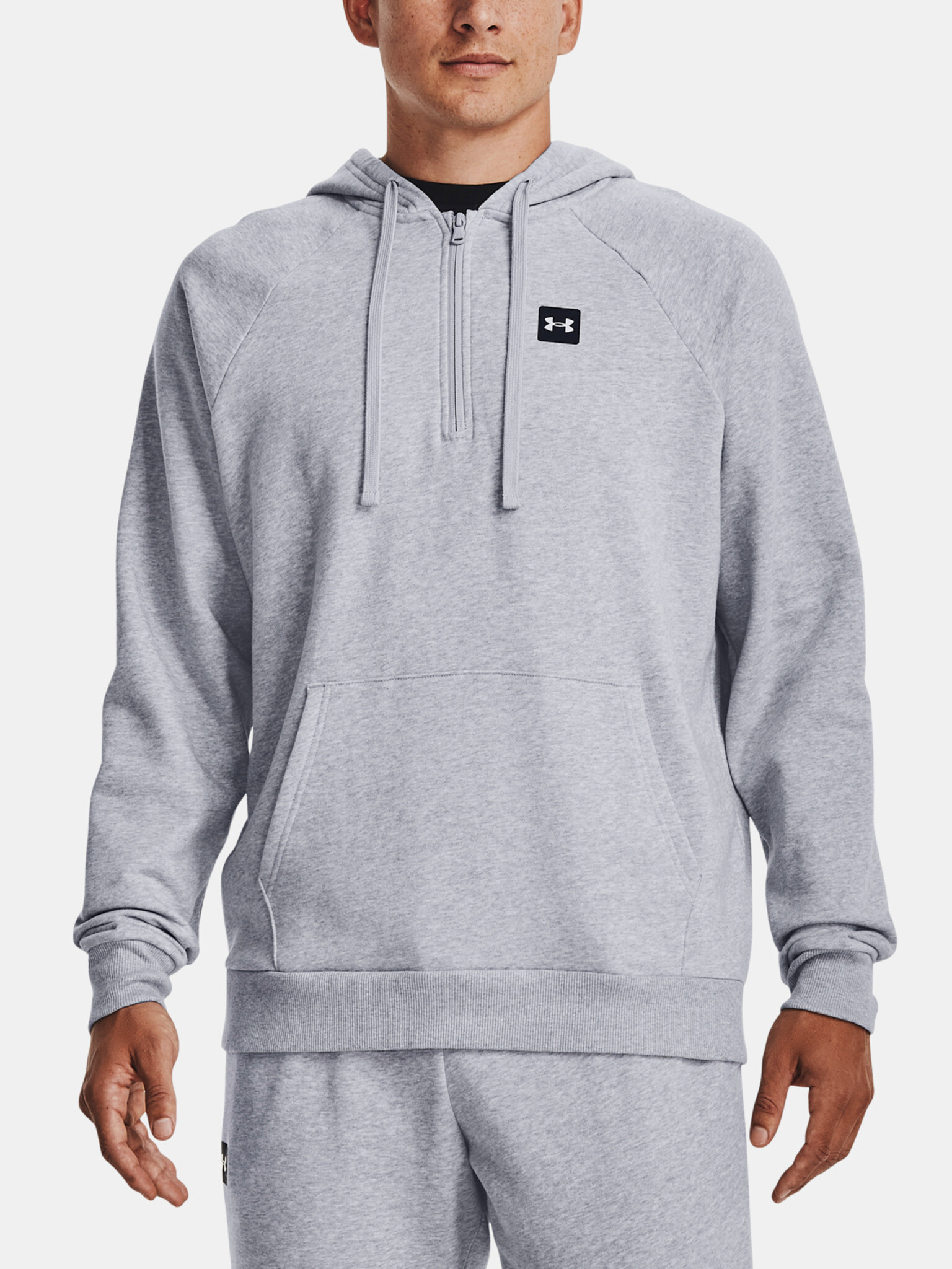 Under Armour UA Rival Fleece 1/2 Zip HD Hanorac Gri - Pled.ro