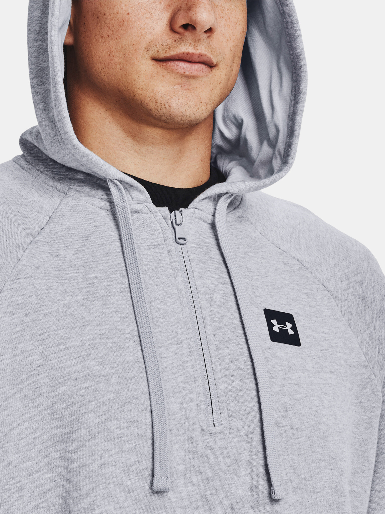 Under Armour UA Rival Fleece 1/2 Zip HD Hanorac Gri - Pled.ro