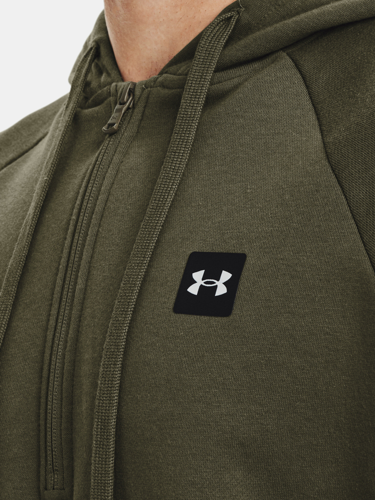 Under Armour UA Rival Fleece 1/2 Zip HD Hanorac Verde - Pled.ro