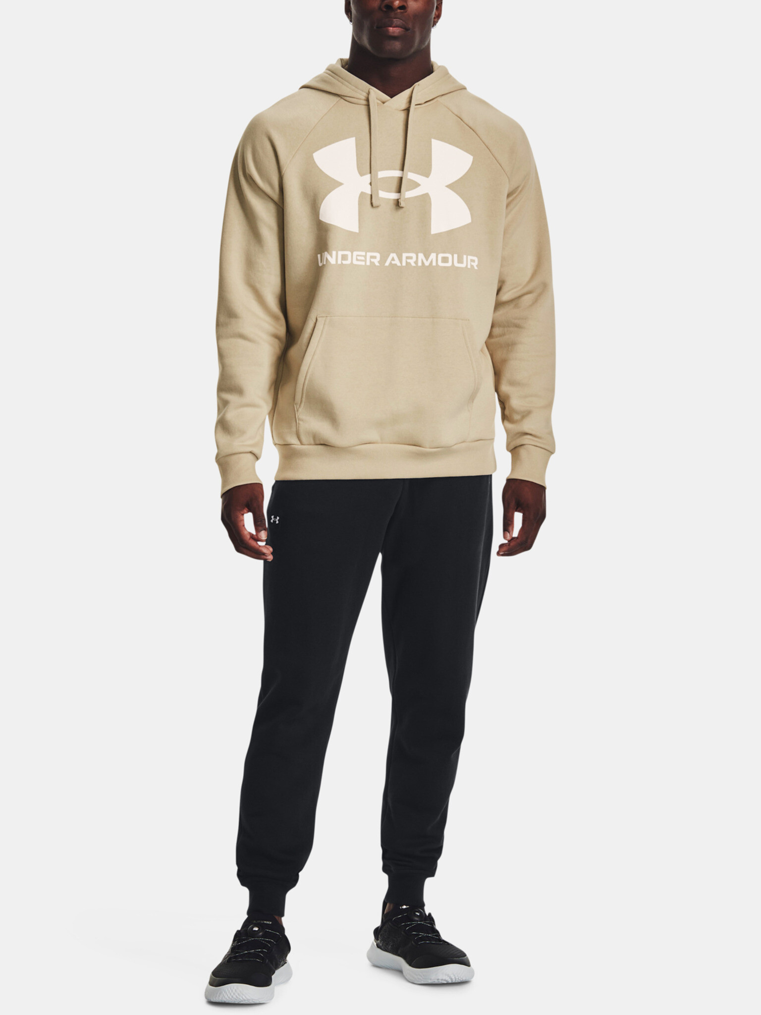 Under Armour UA Rival Fleece Big Logo HD-BRN Hanorac Maro - Pled.ro