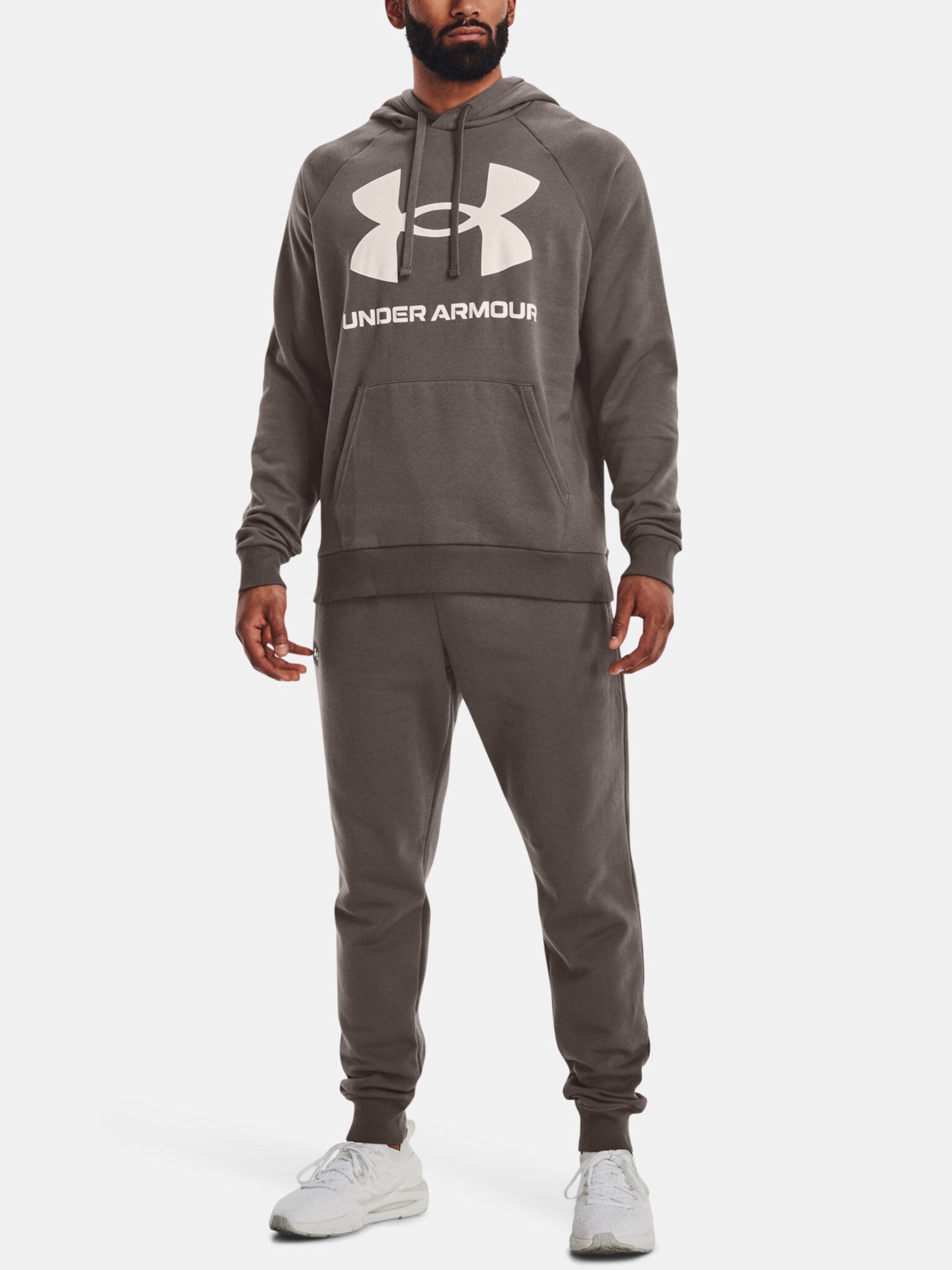 Under Armour UA Rival Fleece Big Logo HD Hanorac Maro - Pled.ro