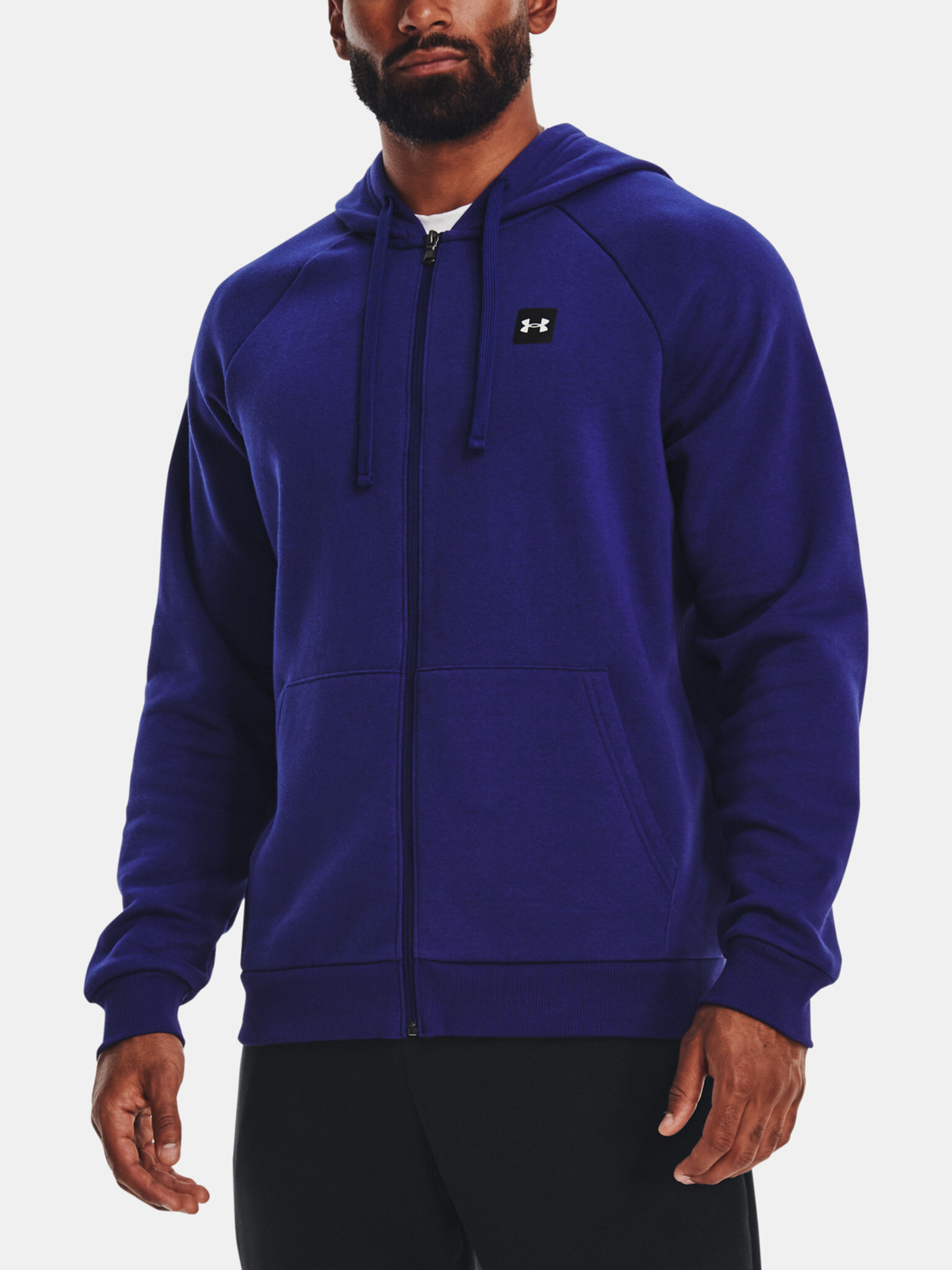 Under Armour UA Rival Fleece FZ Hoodie-BLU Hanorac Albastru - Pled.ro